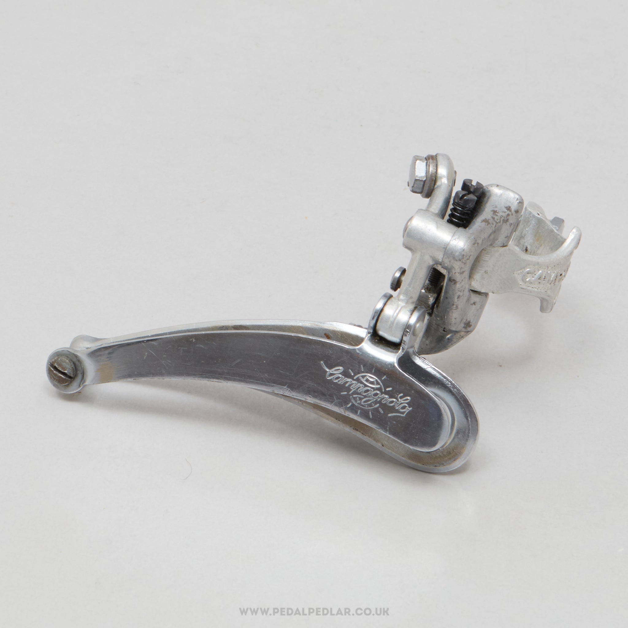 Campagnolo Record (1052/1) 3rd Gen v2 Vintage Clamp-On 28.6 mm Front Derailleur - Pedal Pedlar - Bike Parts For Sale