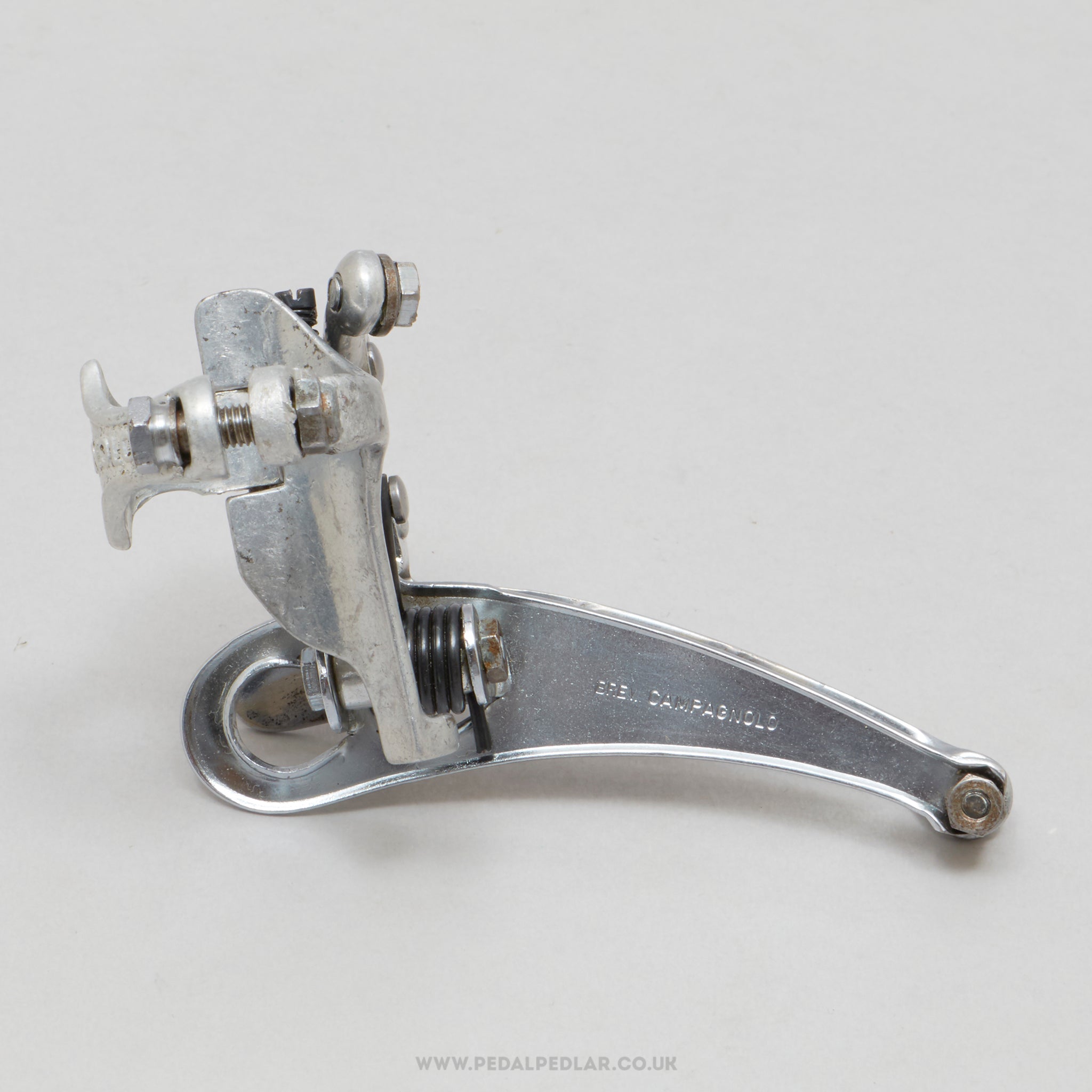 Campagnolo Record (1052/1) 3rd Gen v2 Vintage Clamp-On 28.6 mm Front Derailleur - Pedal Pedlar - Bike Parts For Sale