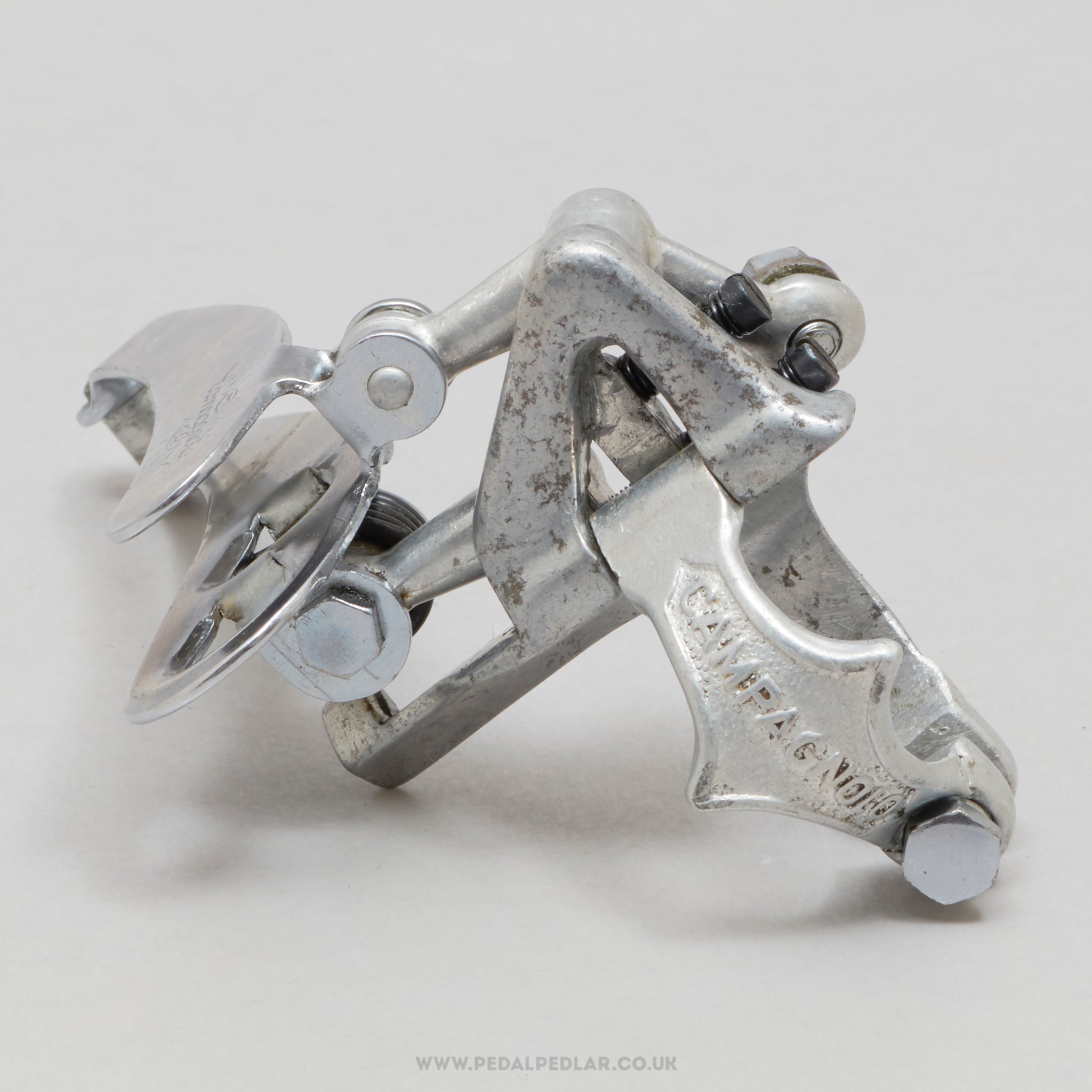 Campagnolo Record (1052/1) 3rd Gen v2 Vintage Clamp-On 28.6 mm Front Derailleur - Pedal Pedlar - Bike Parts For Sale