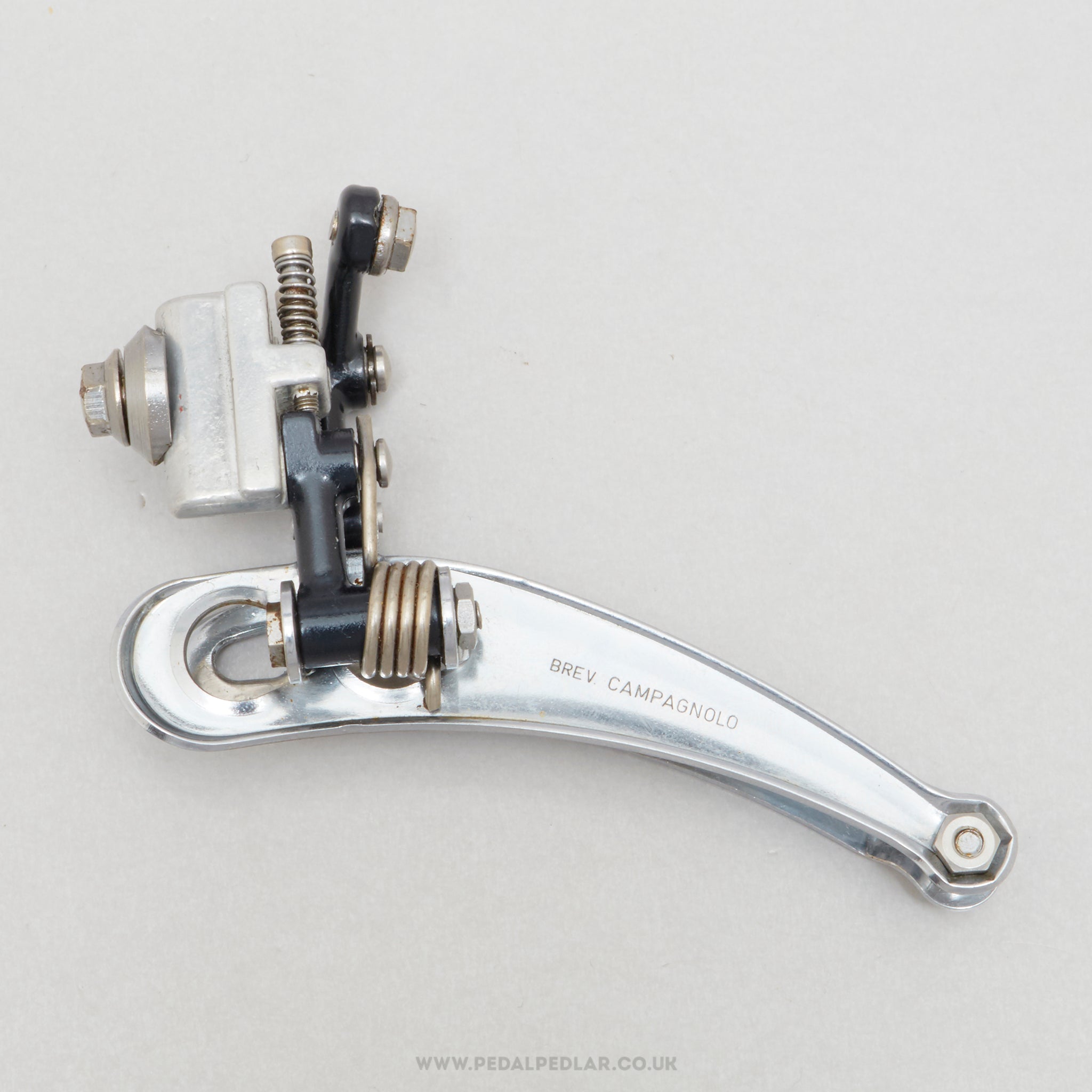 Campagnolo Super Record (1052/SR / 0104011) Vintage Braze-On Front Derailleur - Pedal Pedlar - Bike Parts For Sale