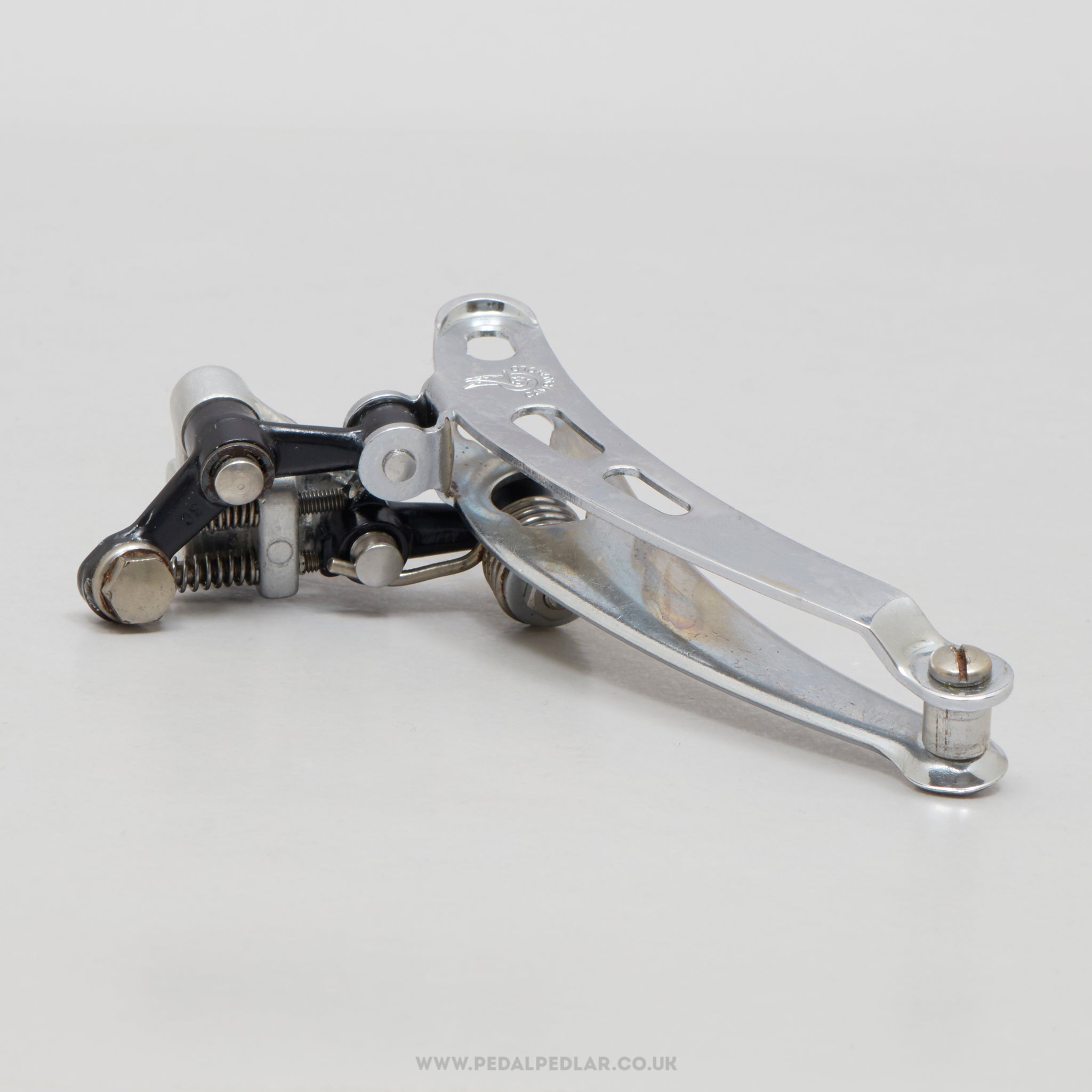 Campagnolo Super Record (1052/SR / 0104011) Vintage Braze-On Front Derailleur - Pedal Pedlar - Bike Parts For Sale