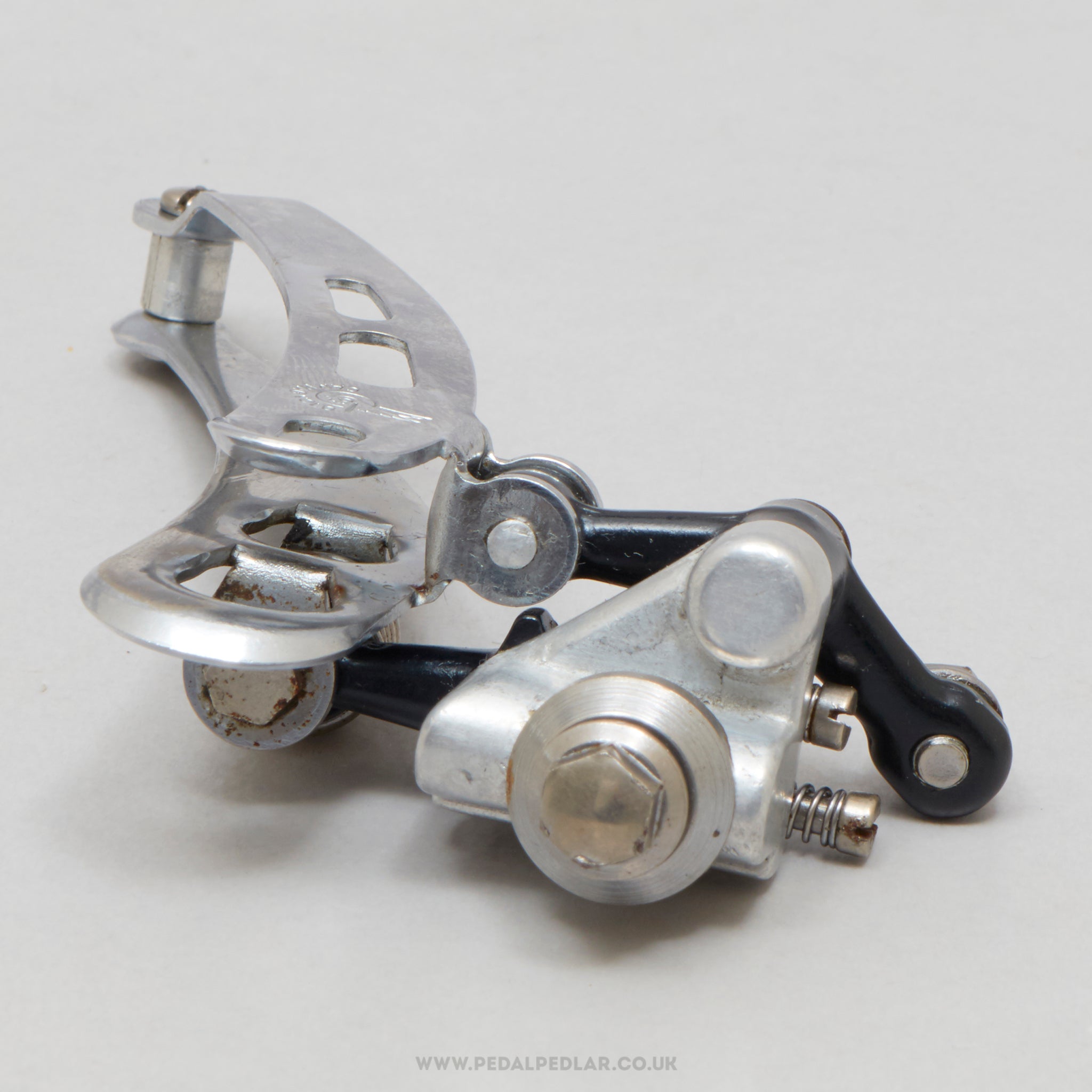 Campagnolo Super Record (1052/SR / 0104011) Vintage Braze-On Front Derailleur - Pedal Pedlar - Bike Parts For Sale