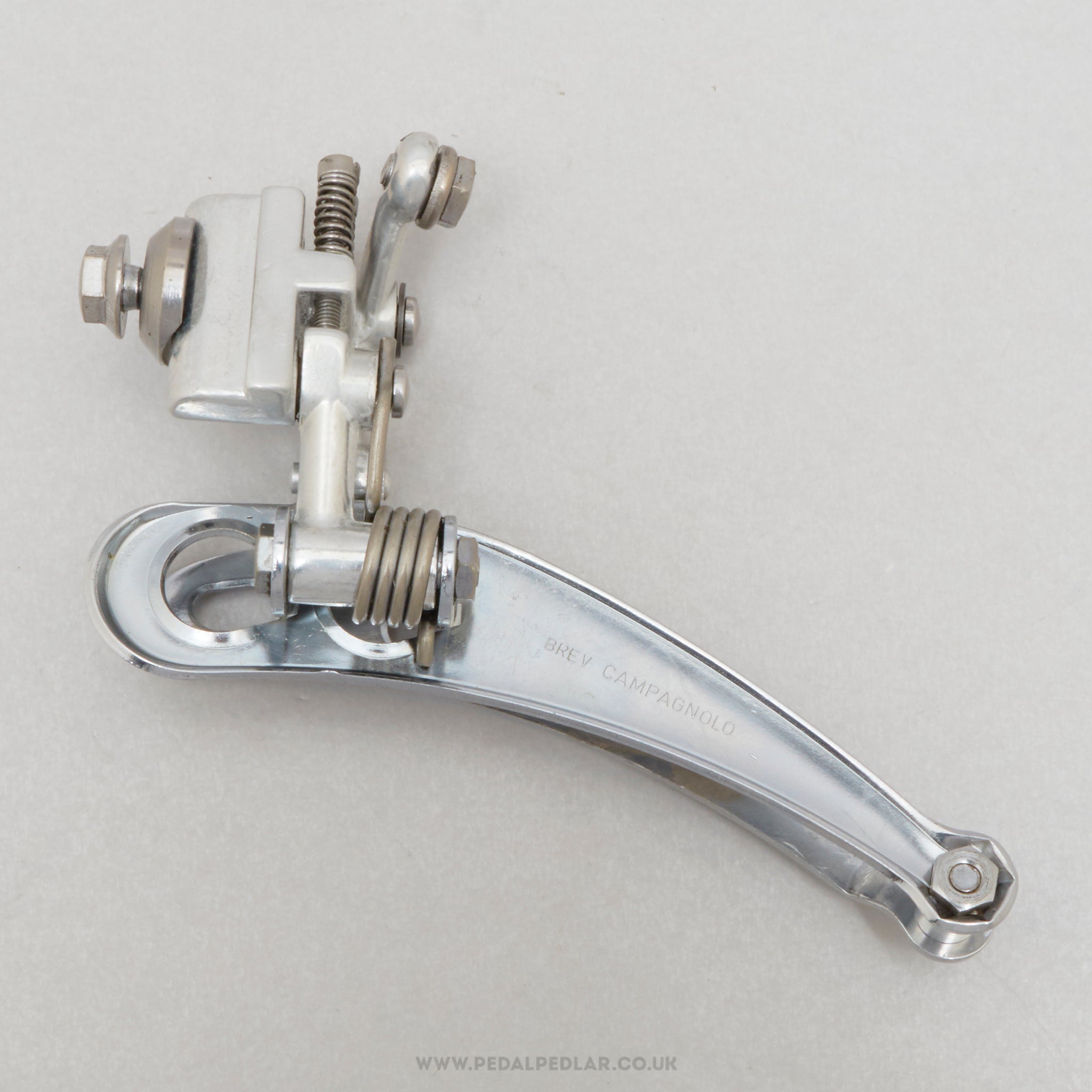 Campagnolo Nuovo/Super Record (1052/BZ) 11th Gen Vintage Braze-On Front Derailleur - Pedal Pedlar - Bike Parts For Sale