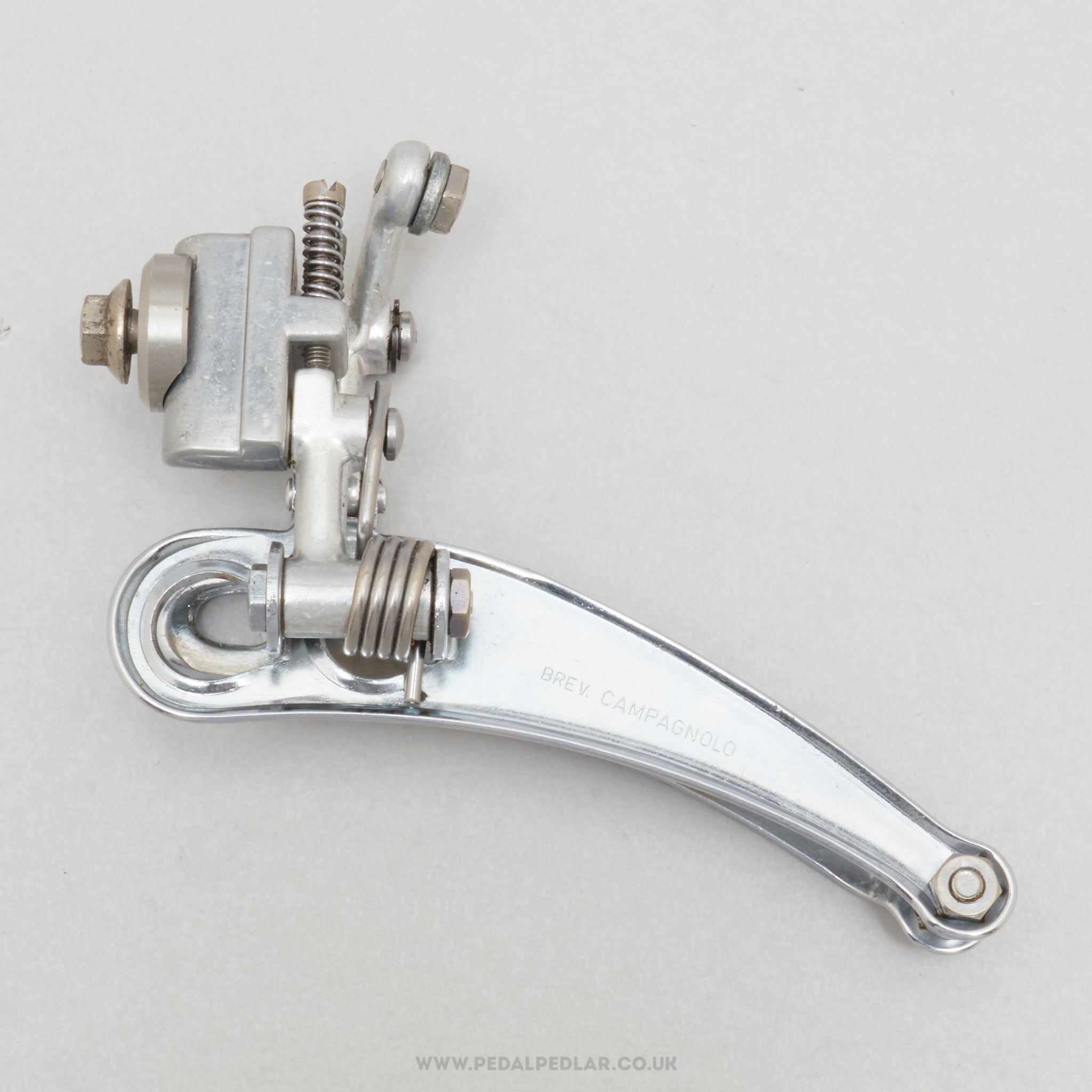 Campagnolo Nuovo/Super Record (1052/BZ) 11th Gen Vintage Braze-On Front Derailleur - Pedal Pedlar - Bike Parts For Sale