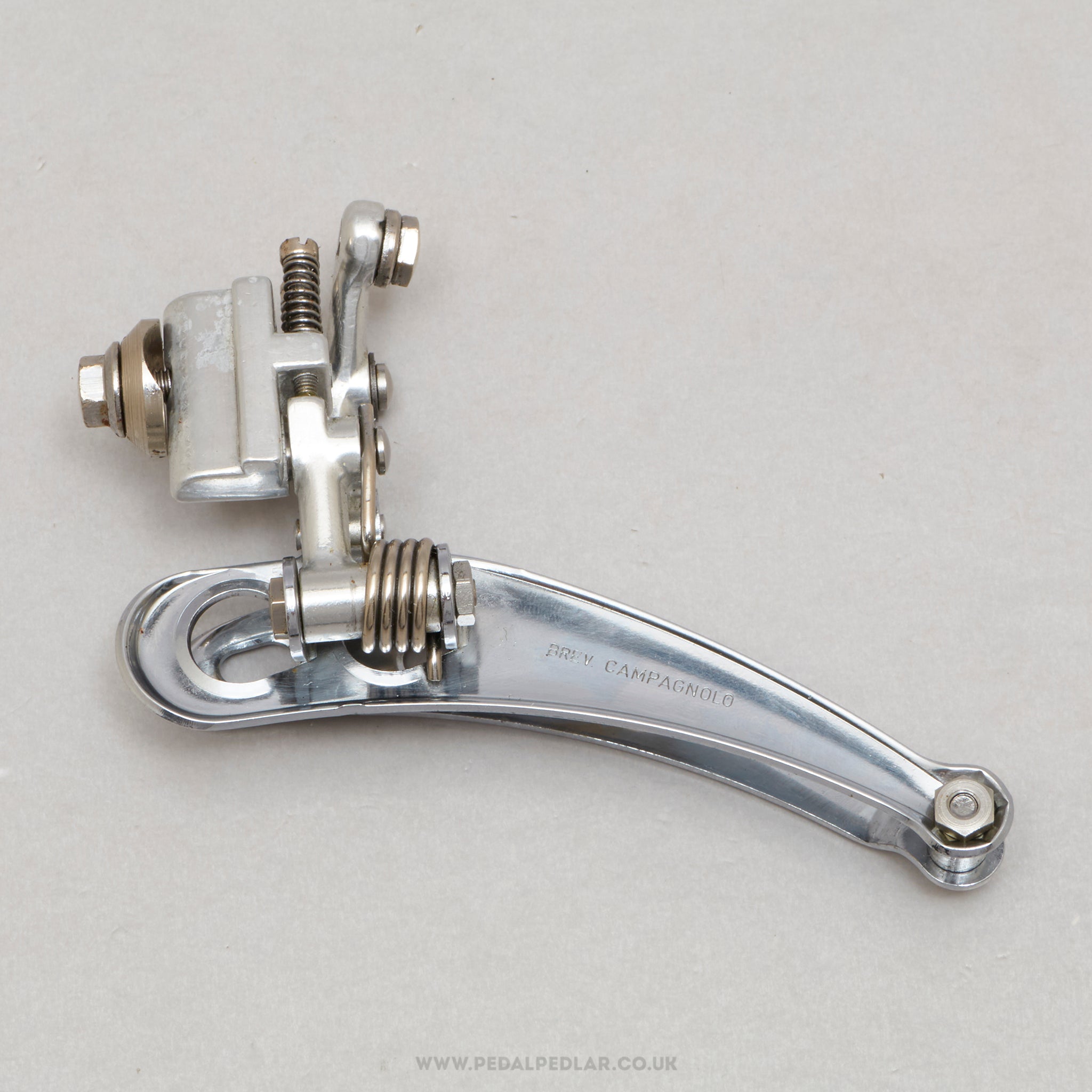 Campagnolo Nuovo/Super Record (1052/BZ) 11th Gen Vintage Braze-On Front Derailleur - Pedal Pedlar - Bike Parts For Sale