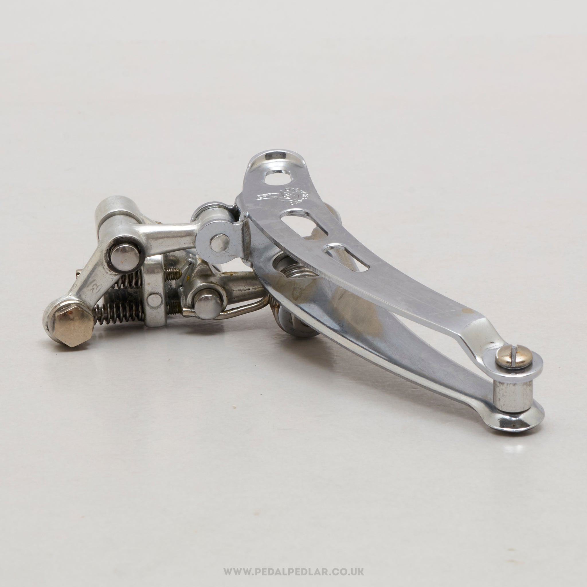 Campagnolo Nuovo/Super Record (1052/BZ) 11th Gen Vintage Braze-On Front Derailleur - Pedal Pedlar - Bike Parts For Sale