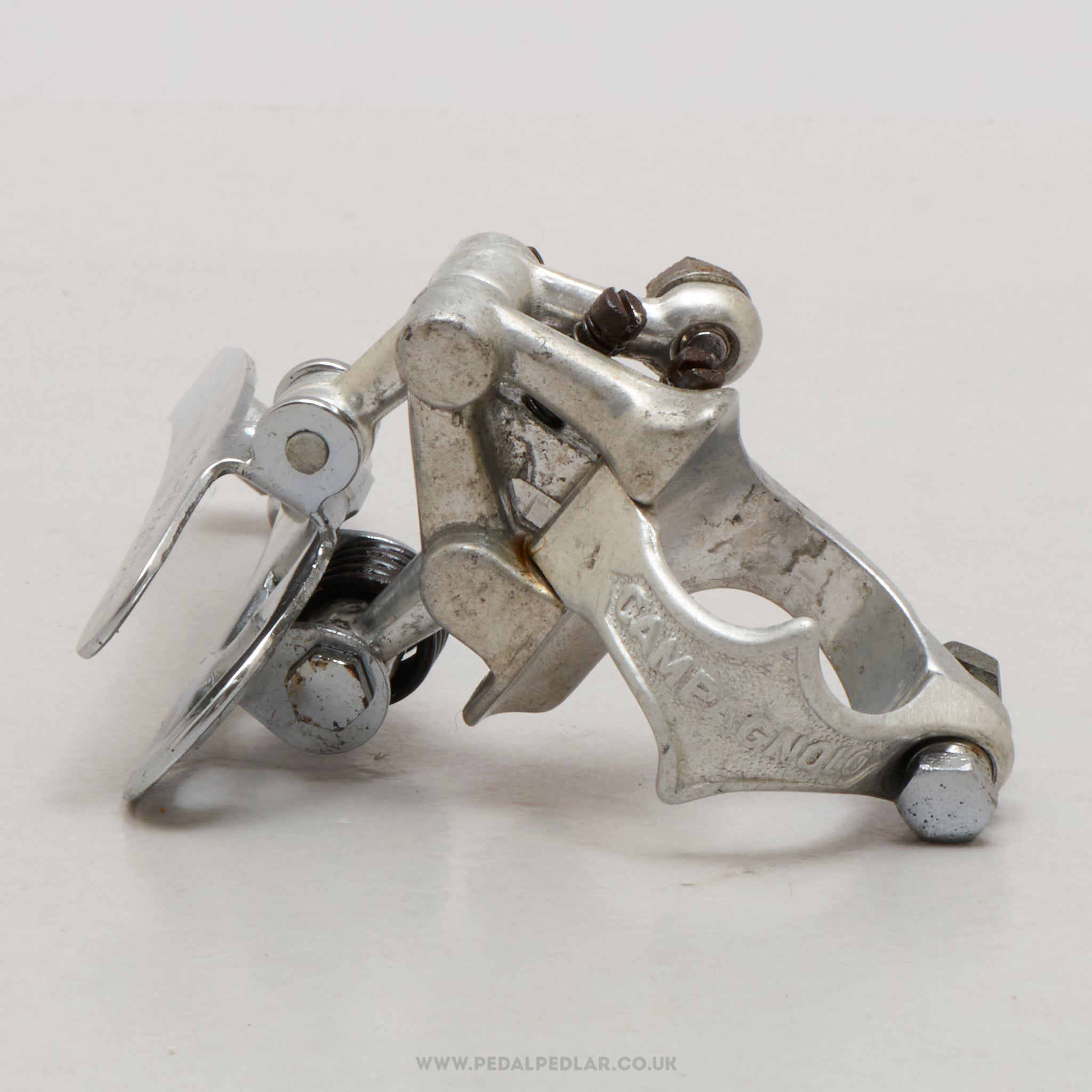 Campagnolo Nuovo/Super Record (1052/1) 6th Gen Vintage Clamp-On 28.6 mm Front Derailleur - Pedal Pedlar - Bike Parts For Sale