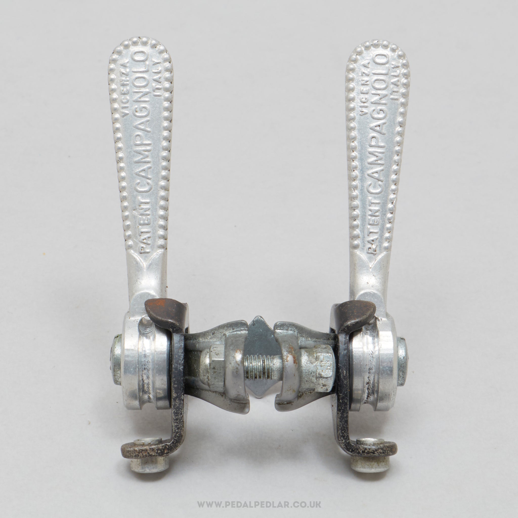 Campagnolo Gran Sport (1014) Vintage Clamp-On Downtube Shifters - Pedal Pedlar - Bike Parts For Sale