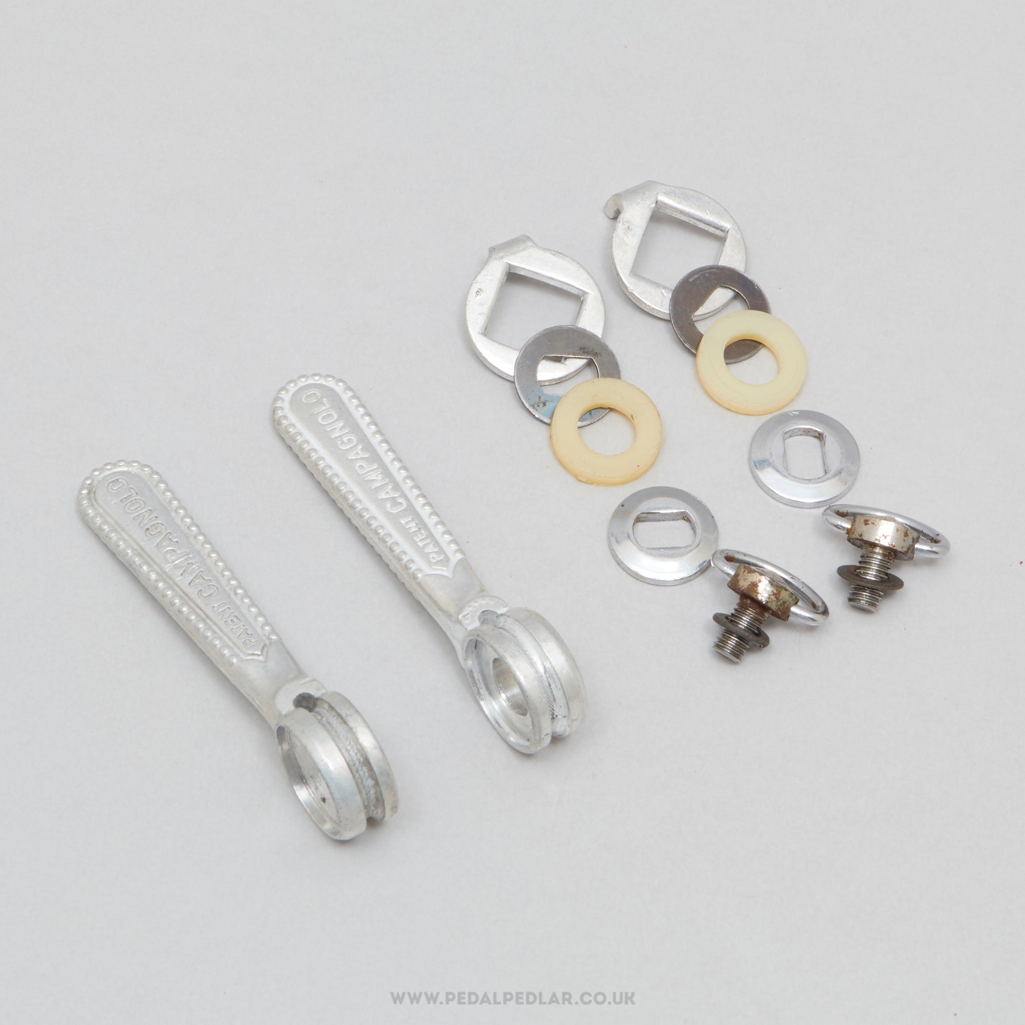 Campagnolo Nuovo/Super Record (1013/5N / 1013/6N) Vintage Braze-on Downtube Shifters - Pedal Pedlar - Bike Parts For Sale