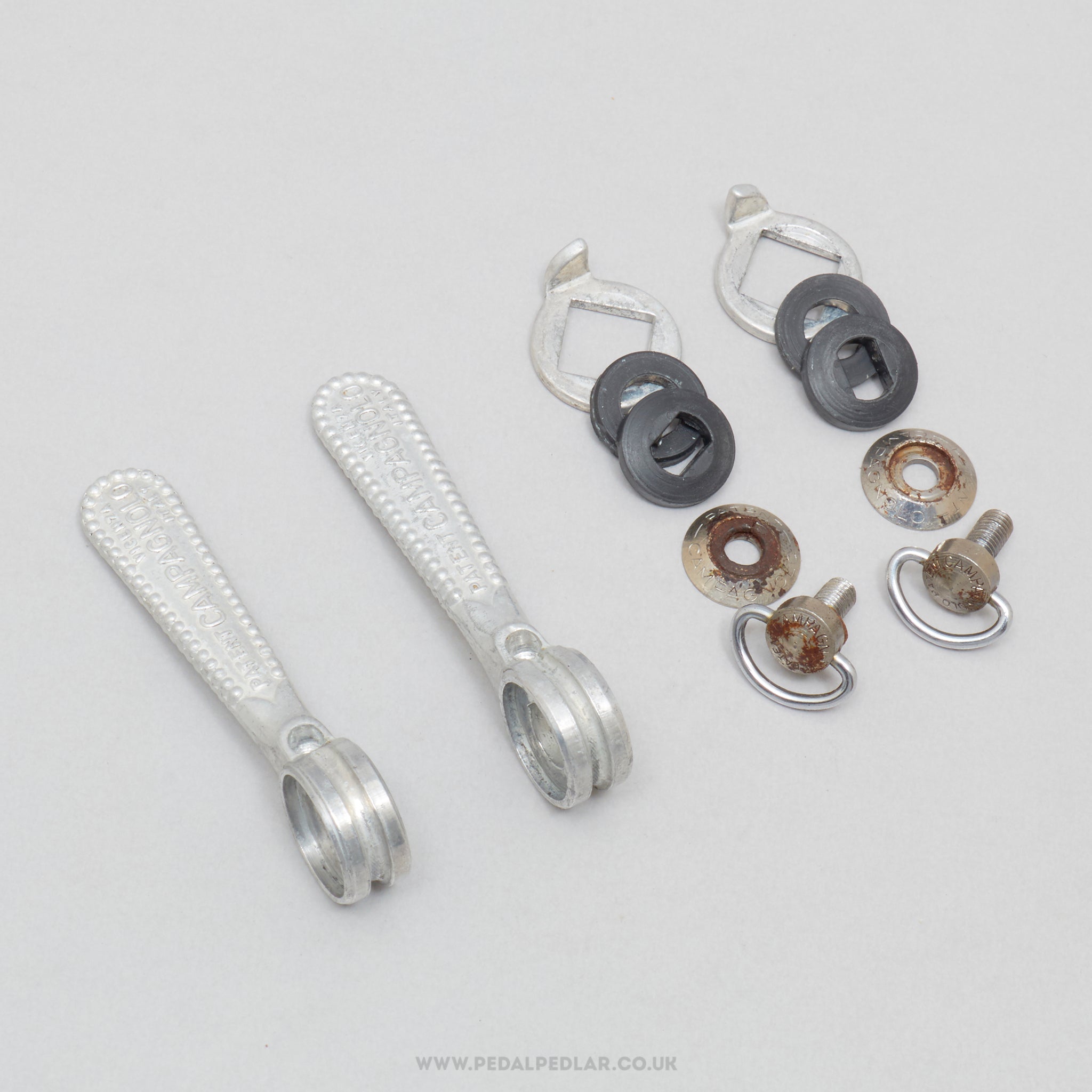 Campagnolo Nuovo/Super Record (1013/5 / 1013/6) Vintage Braze-on Downtube Shifters - Pedal Pedlar - Bike Parts For Sale