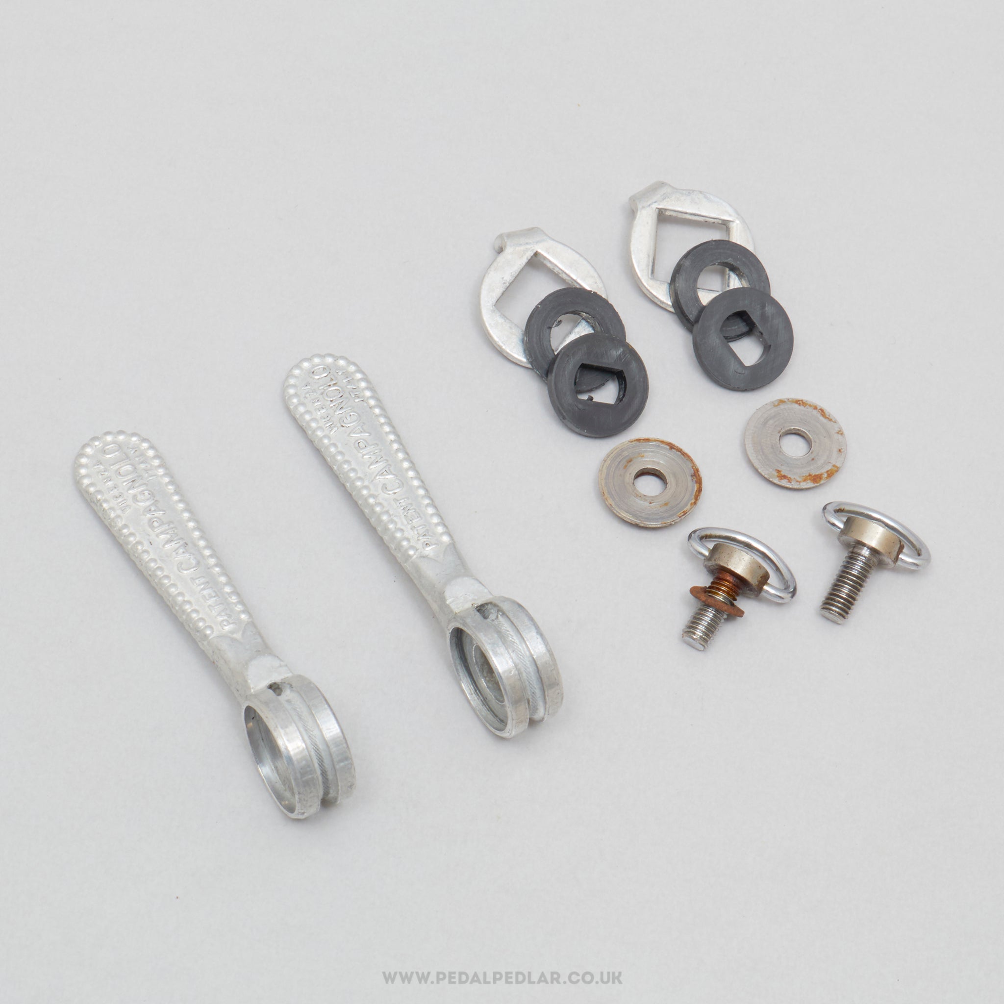 Campagnolo Nuovo/Super Record (1013/5 / 1013/6) Vintage Braze-on Downtube Shifters - Pedal Pedlar - Bike Parts For Sale