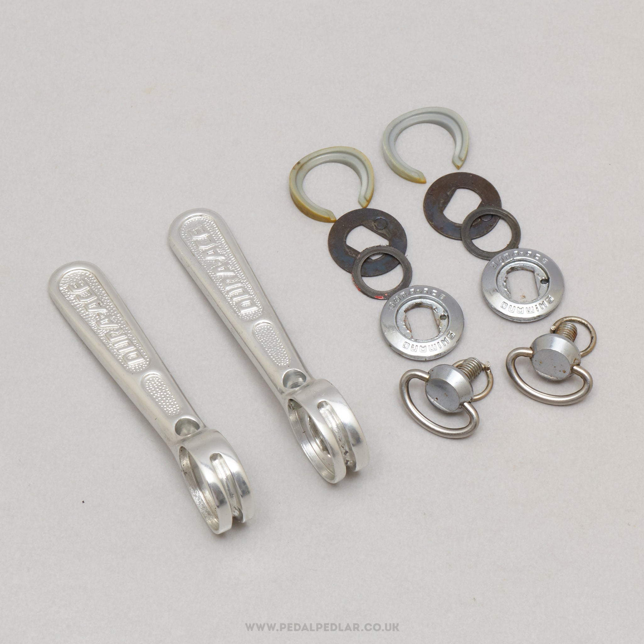 Shimano Dura-Ace (SL-7220) B-Type Vintage Braze-On Downtube Shifters - Pedal Pedlar - Bike Parts For Sale