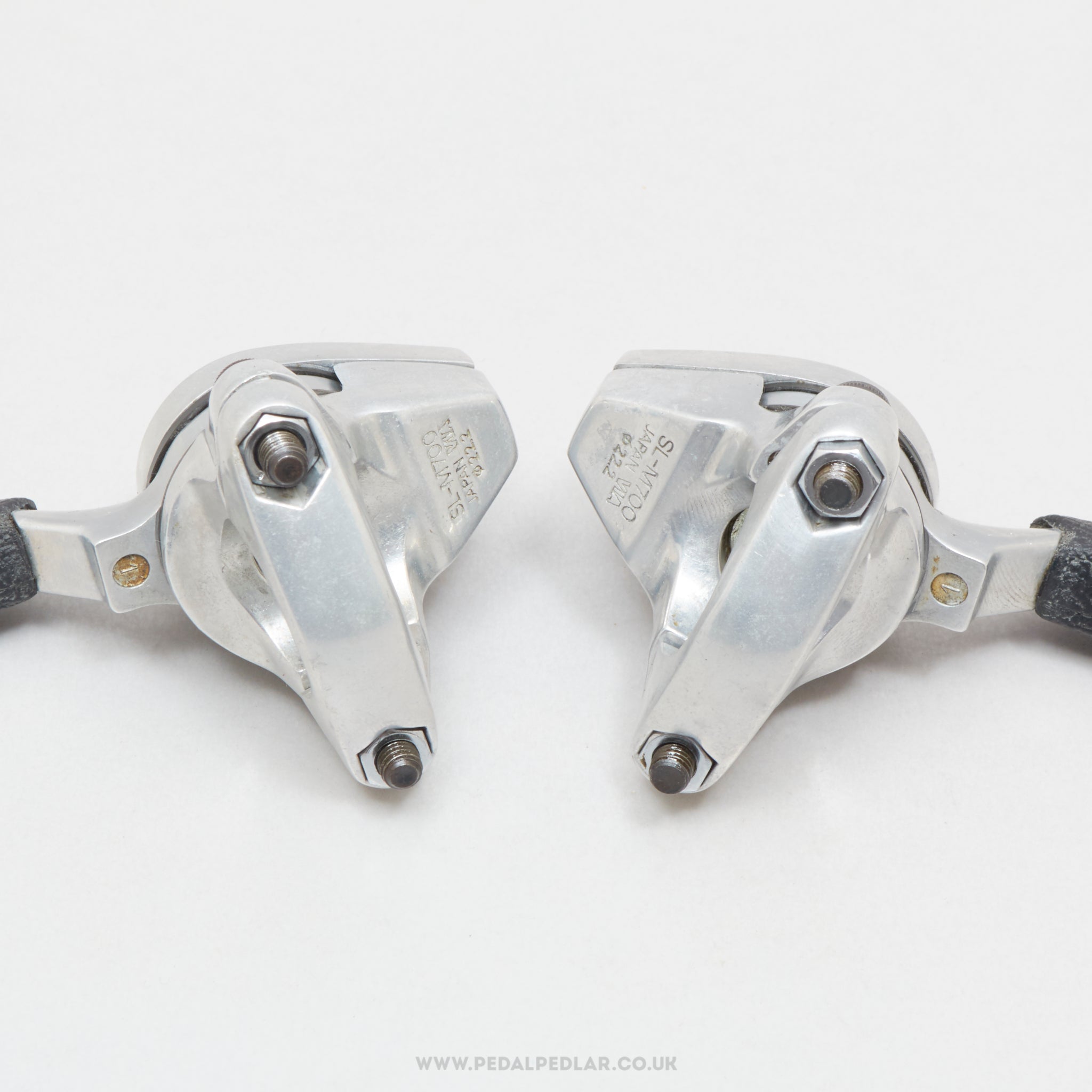 Shimano Deore XT (SL-M700) Deer Head Vintage 6 Speed Thumb Shifters - Pedal Pedlar - Bike Parts For Sale