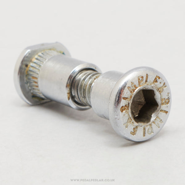 Simplex Seat-bolt #3649-A seat post clamping binder bolt in 8 x 20 mm Simplex Seat-bolt #3649-A seat post clamping binder bolt in 8 x 20 mm