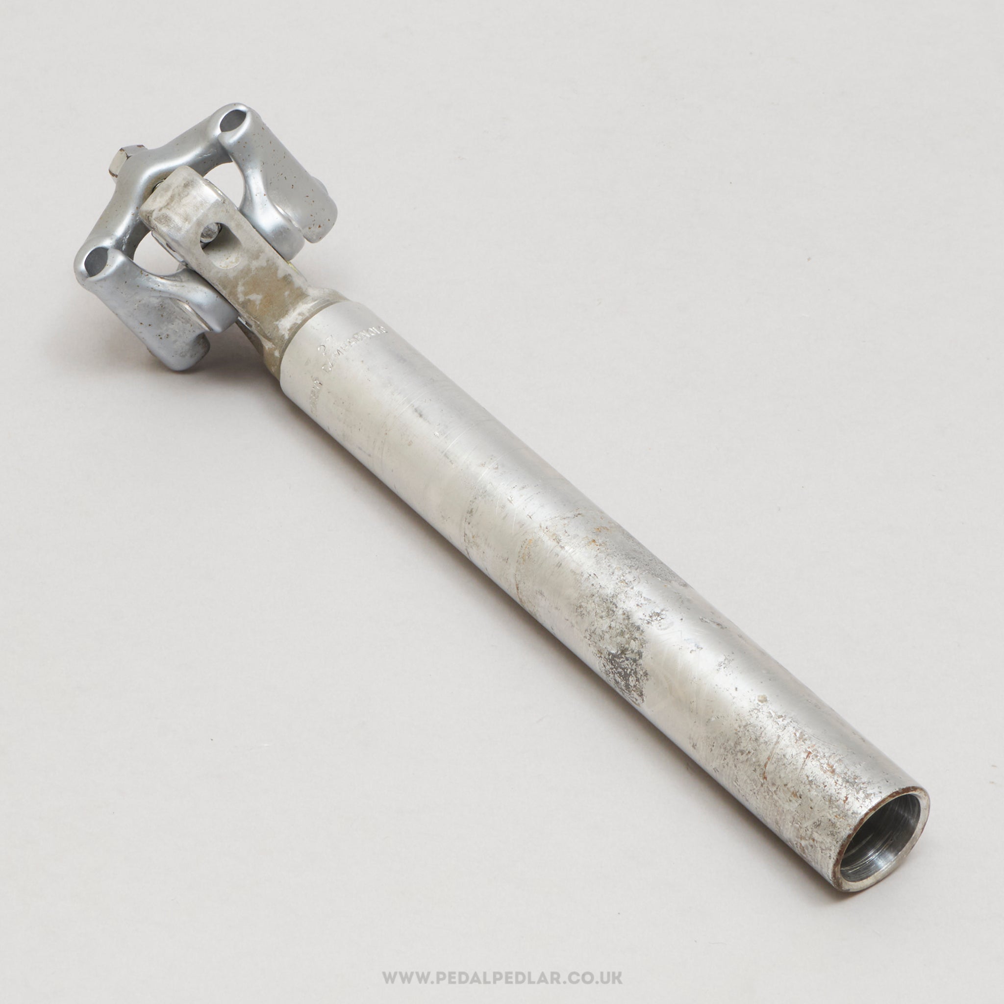 Campagnolo Nuovo Record (1044) Twin Bolt Vintage 27.0 mm Seatpost - Pedal Pedlar - Bike Parts For Sale