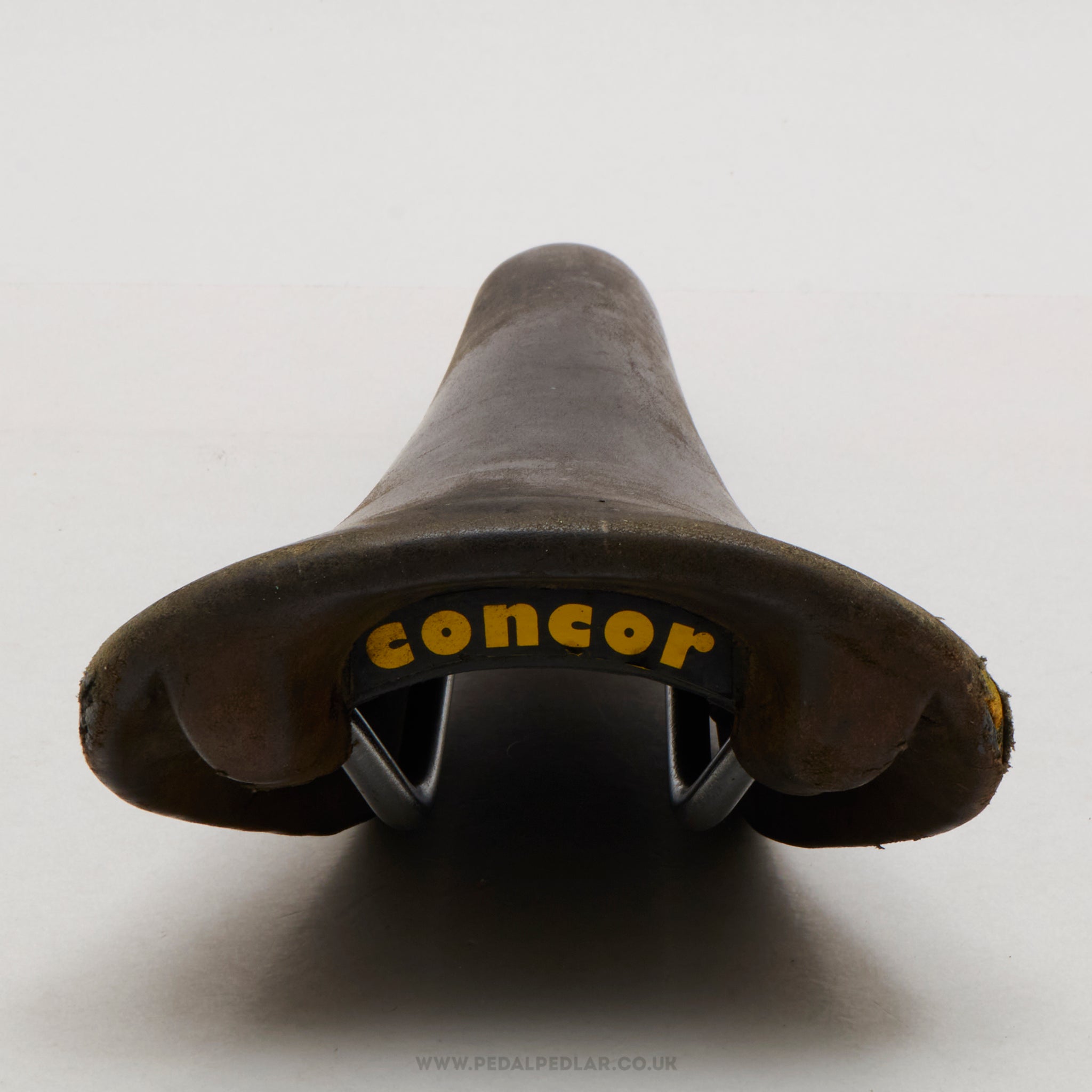 Selle San Marco Concor Supercorsa Vintage Black Leather Saddle - Pedal Pedlar - Bike Parts For Sale