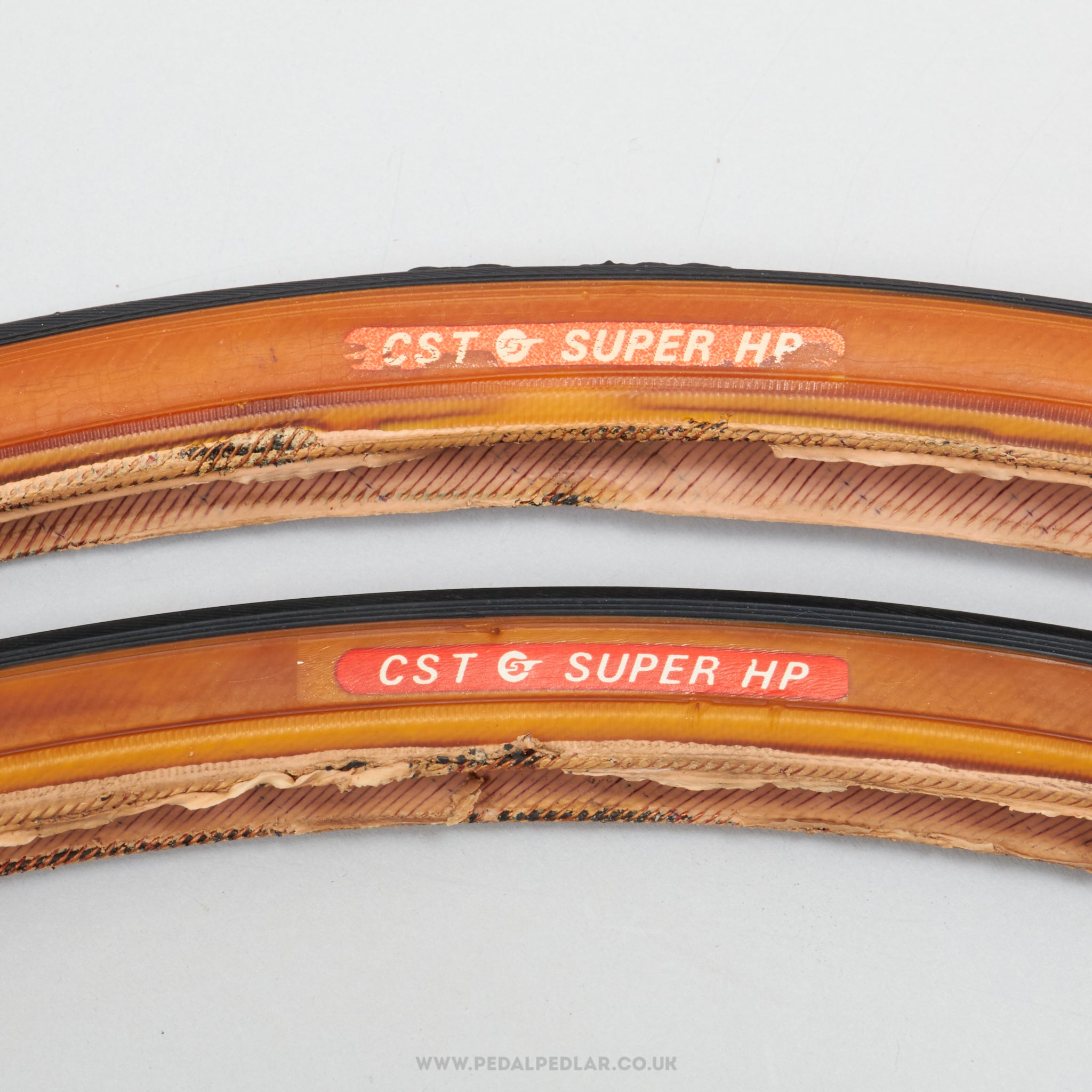 CST Super HP Black/Gum Vintage 700 x 20c Tyres - Pedal Pedlar - Bike Parts For Sale