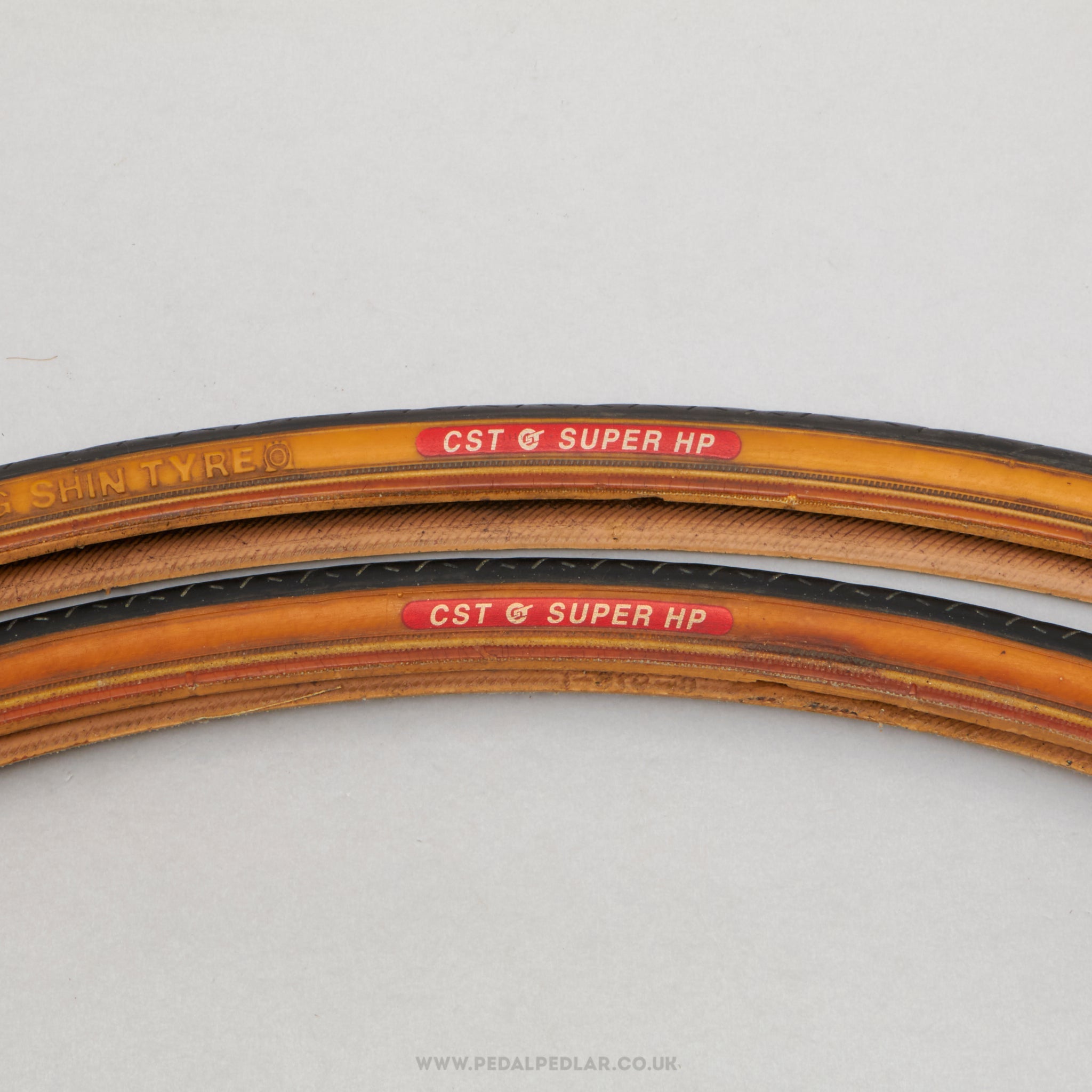 CST Super HP Black/Gum Vintage 700 x 20c Tyres - Pedal Pedlar - Bike Parts For Sale