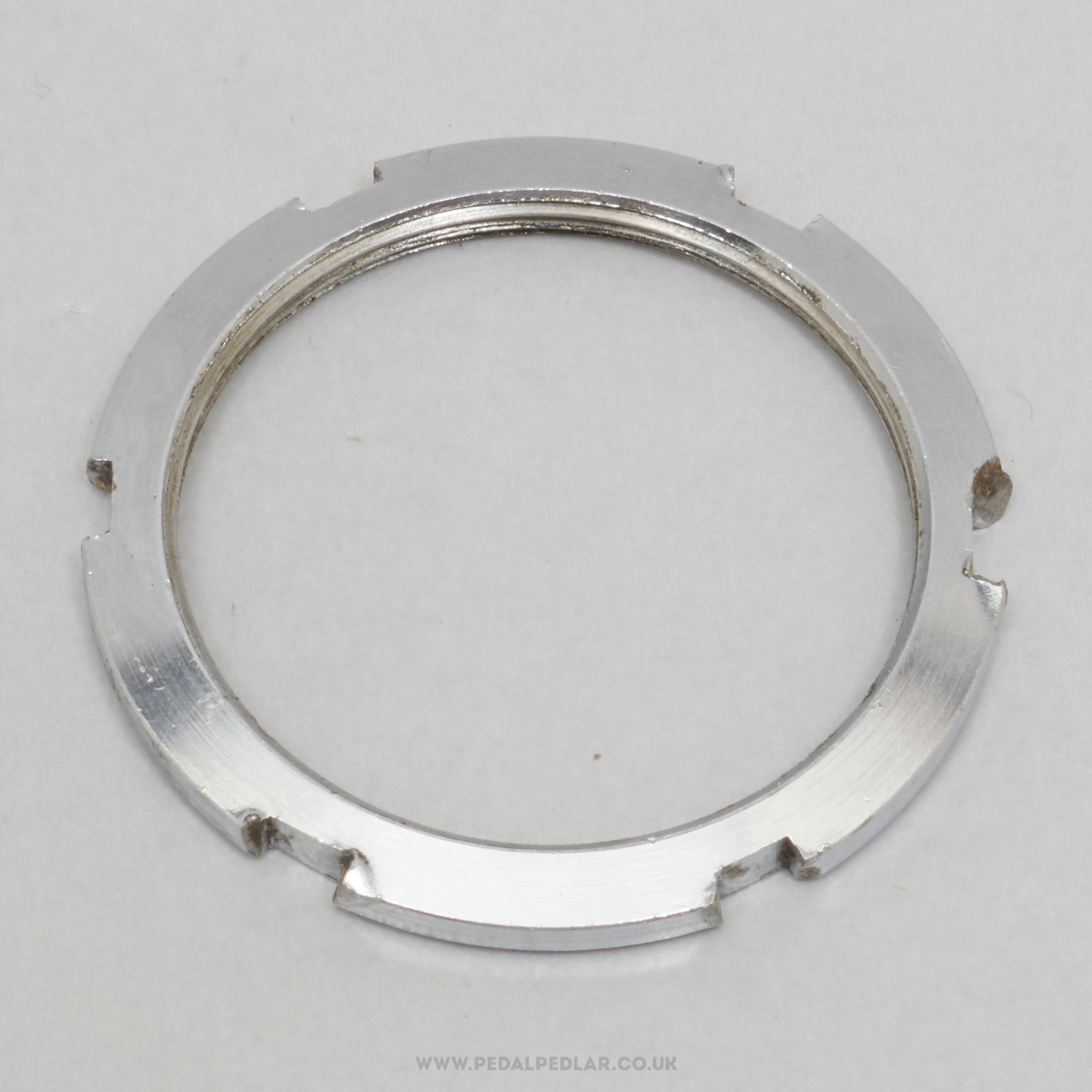 Campagnolo Nuovo/Super/C-Record (747) Vintage Italian Thread Bottom Bracket Lockring - Pedal Pedlar - Bike Parts For Sale