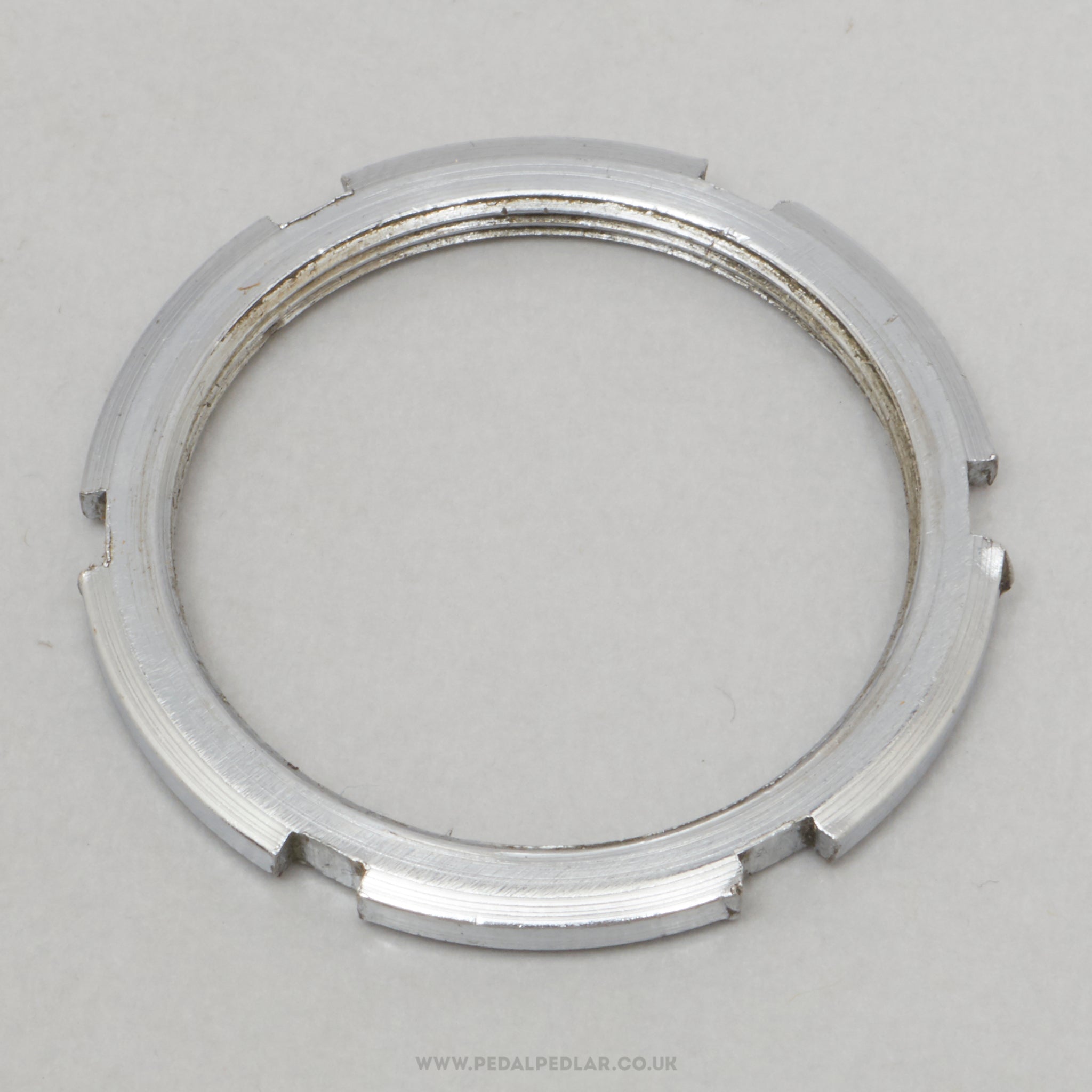 Campagnolo Nuovo/Super/C-Record (747) Vintage Italian Thread Bottom Bracket Lockring - Pedal Pedlar - Bike Parts For Sale