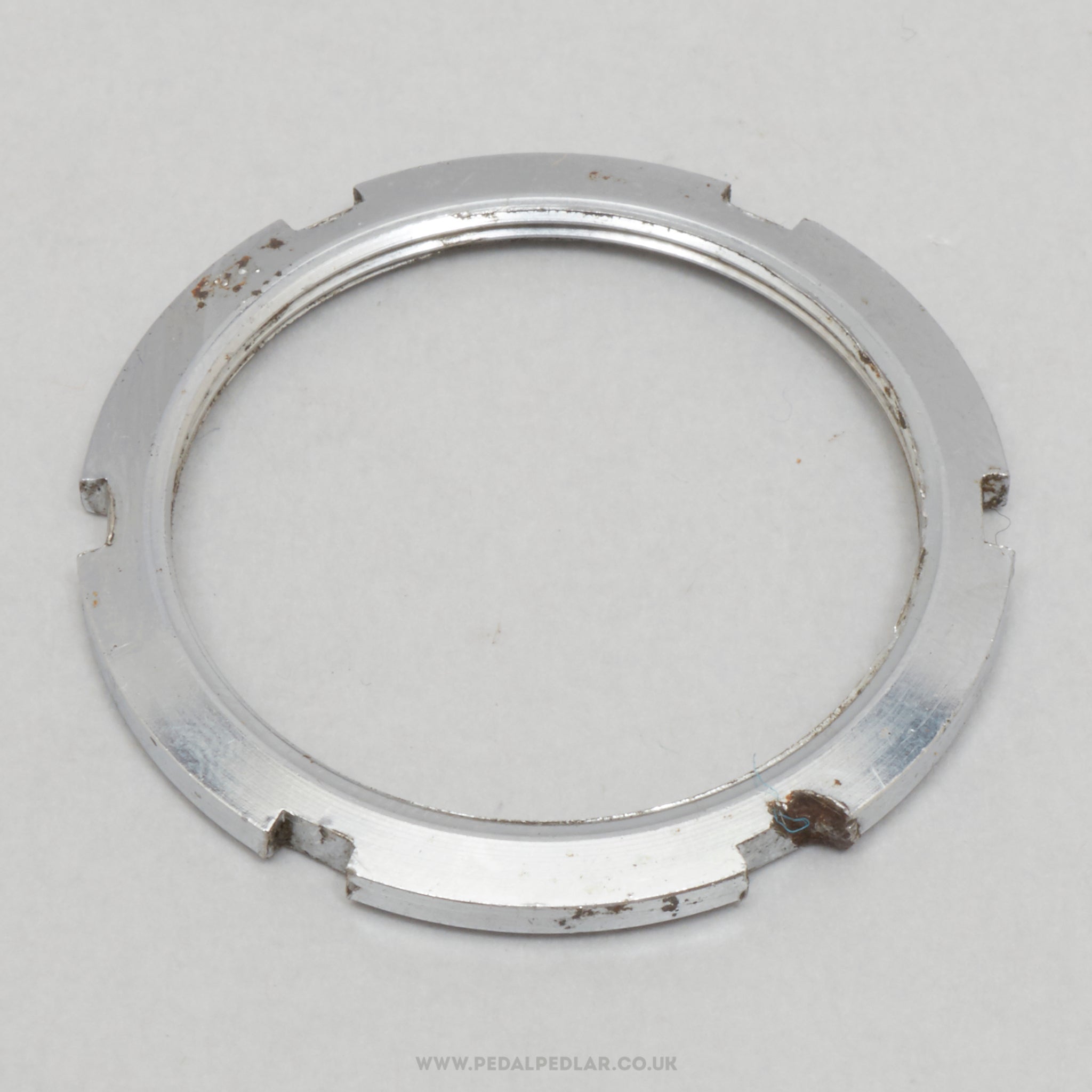 Campagnolo Nuovo/Super/C-Record (747) Vintage Italian Thread Bottom Bracket Lockring - Pedal Pedlar - Bike Parts For Sale