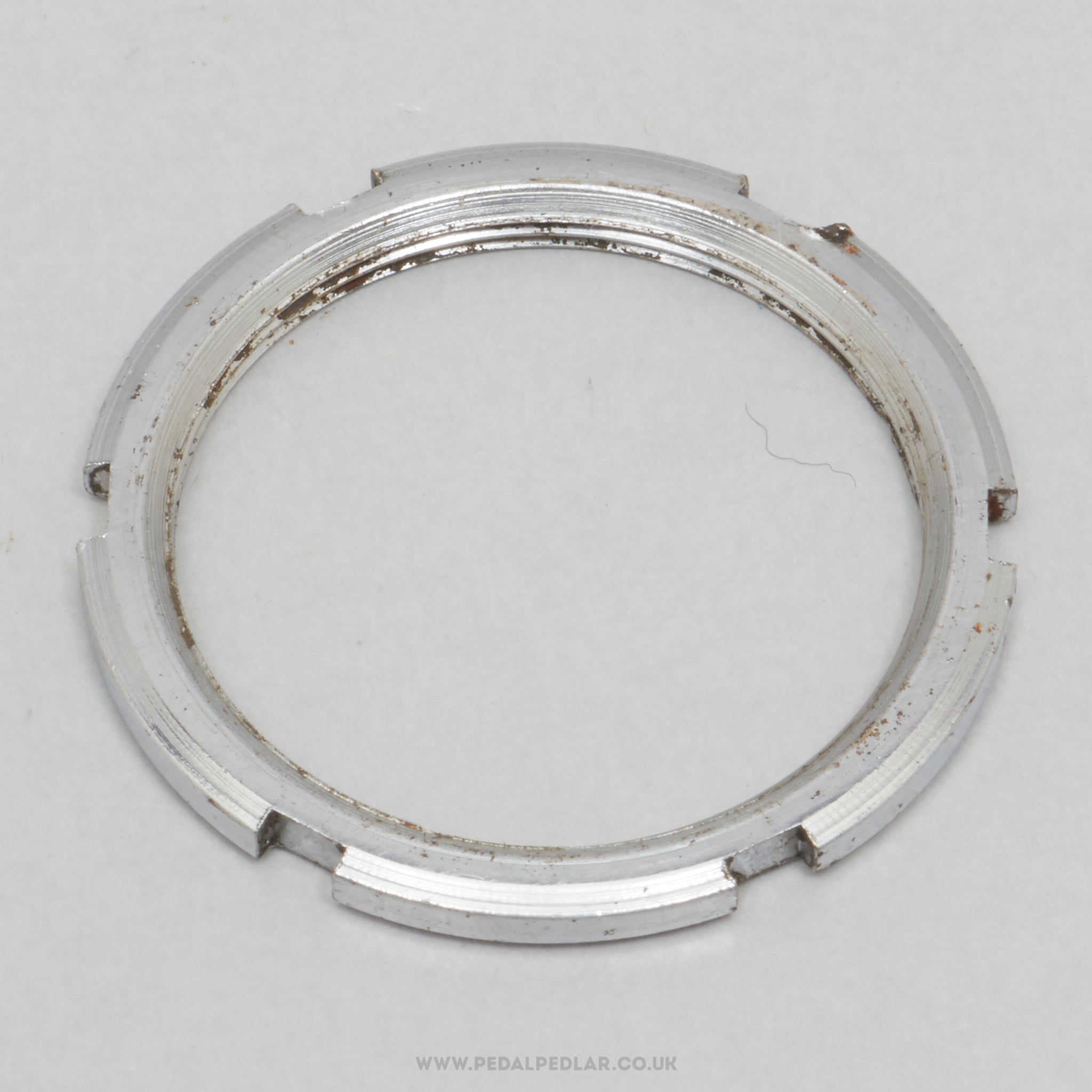 Campagnolo Nuovo/Super/C-Record (747) Vintage Italian Thread Bottom Bracket Lockring - Pedal Pedlar - Bike Parts For Sale
