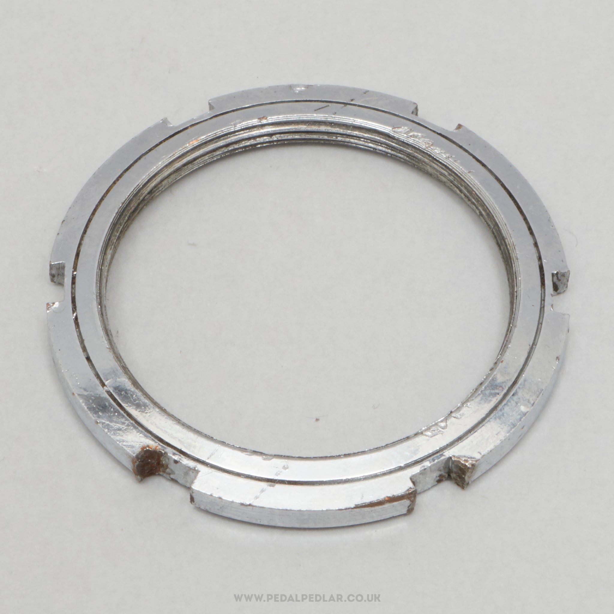 Campagnolo Nuovo/Super/C-Record (747) Vintage English Thread Bottom Bracket Lockring - Pedal Pedlar - Bike Parts For Sale