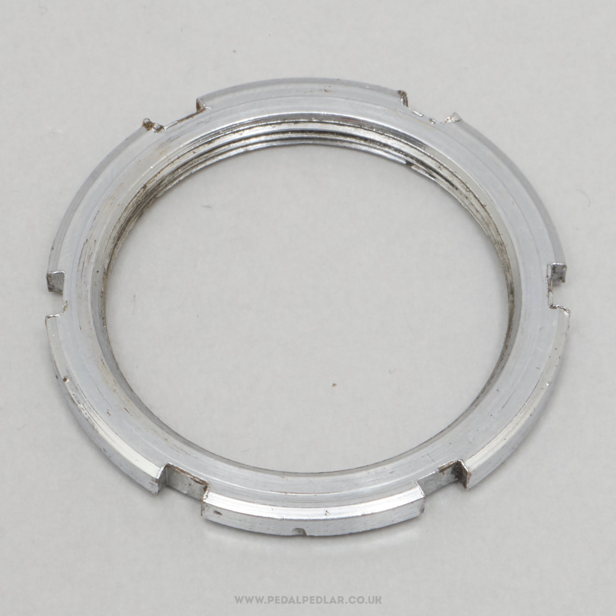 Campagnolo Nuovo/Super/C-Record (747) Vintage English Thread Bottom Bracket Lockring - Pedal Pedlar - Bike Parts For Sale