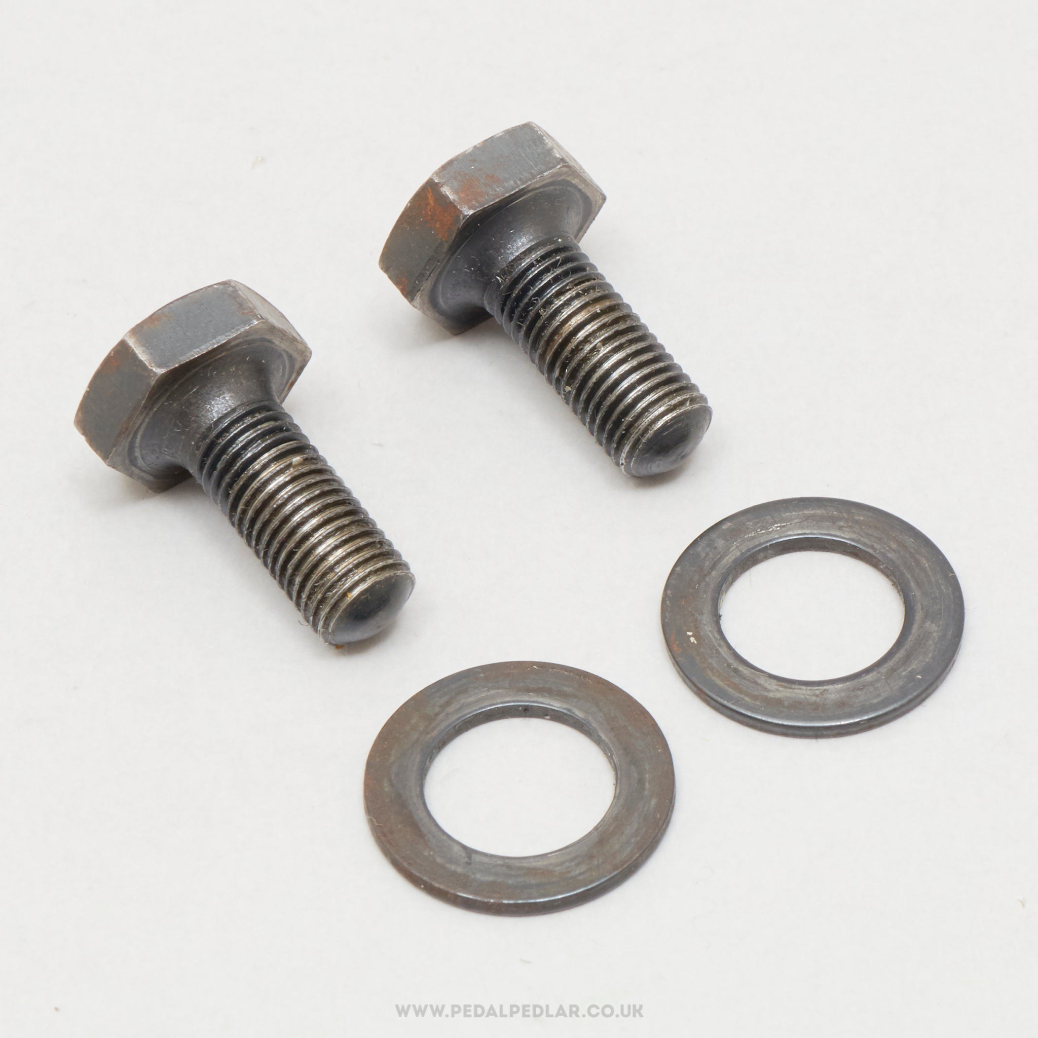 Campagnolo Nuovo/Super Record / Gran Sport (748) Black Vintage Crank Arm Bolts Set - Pedal Pedlar - Bike Parts For Sale