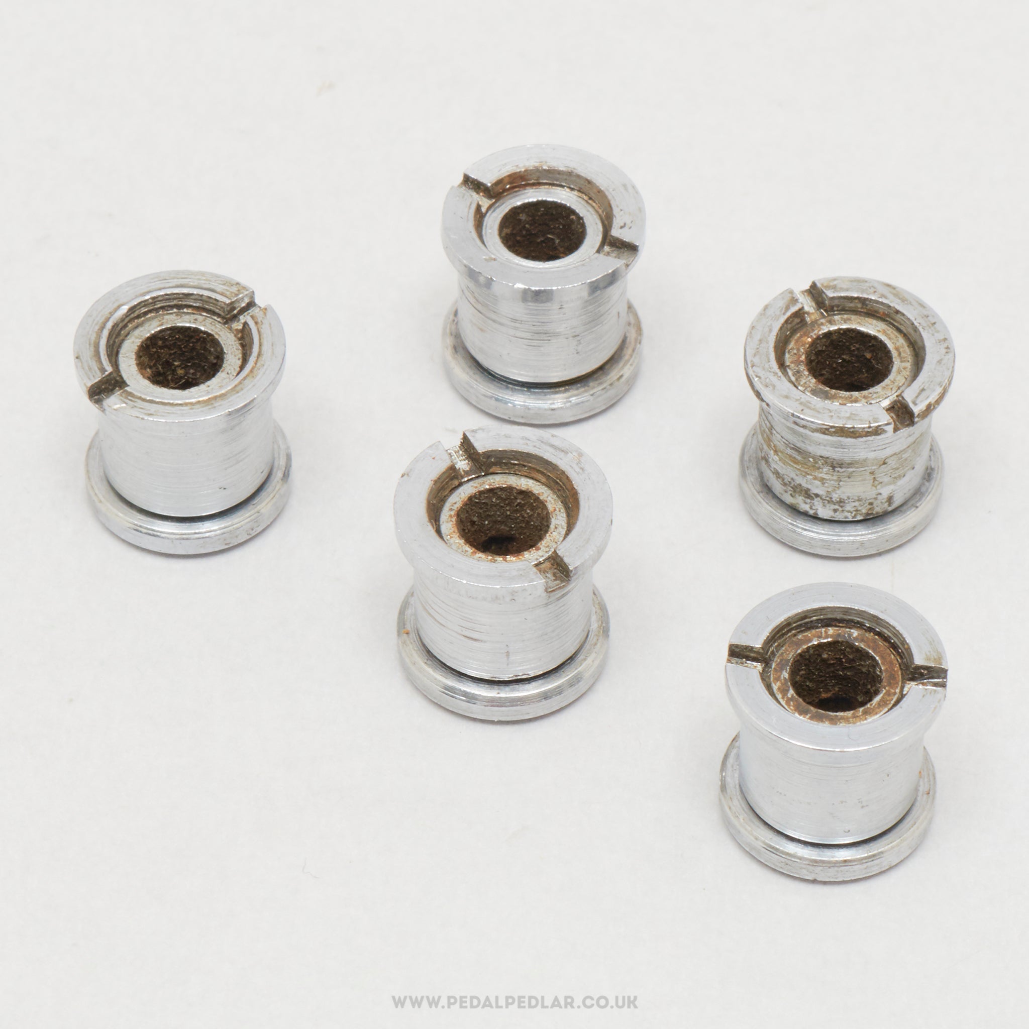 Campagnolo Nuovo/Super Record (754/755) 'Patent' Vintage Chainring Bolts Set - Pedal Pedlar - Bike Parts For Sale