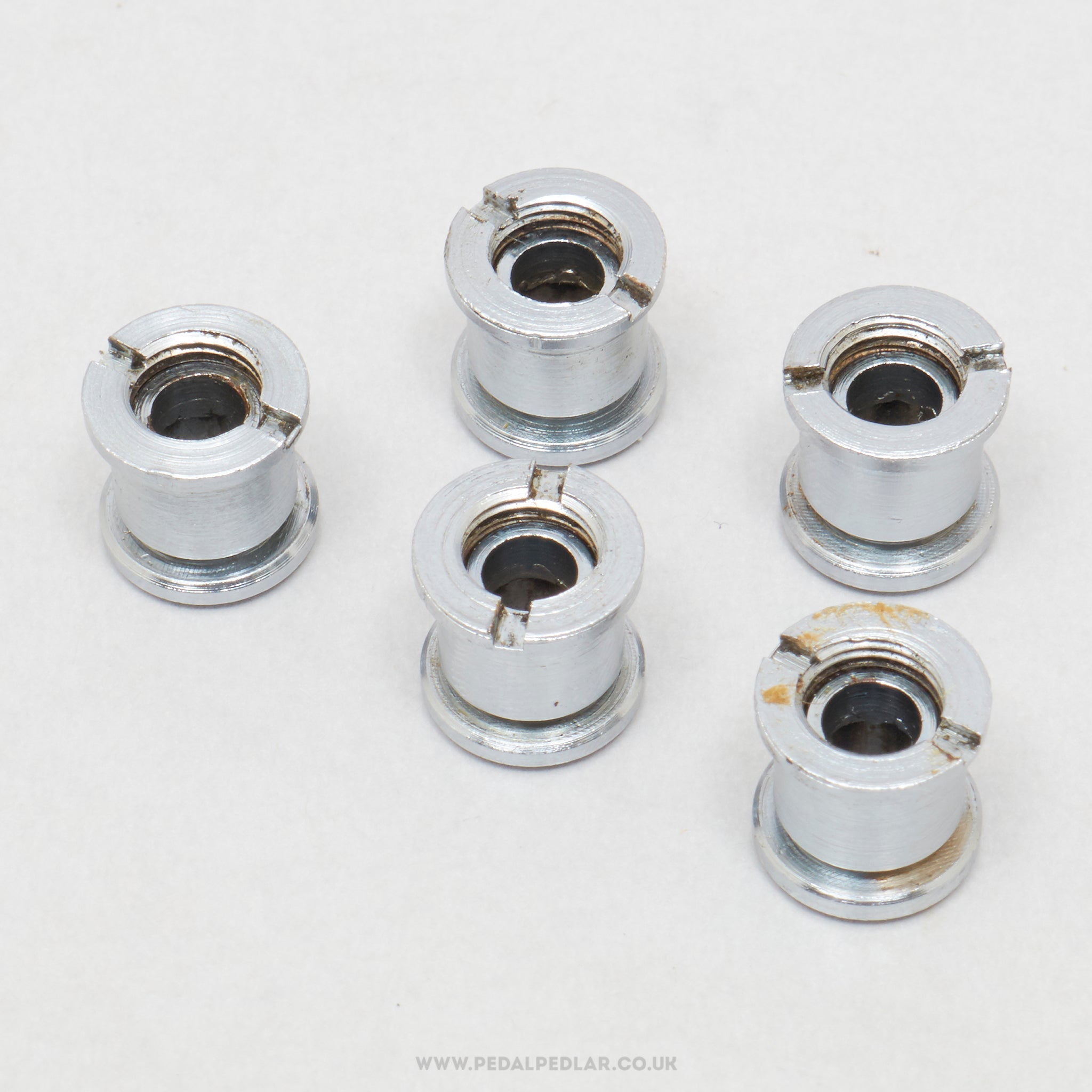 Campagnolo Nuovo/Super Record (754/755) 'Patent' Vintage Chainring Bolts Set - Pedal Pedlar - Bike Parts For Sale