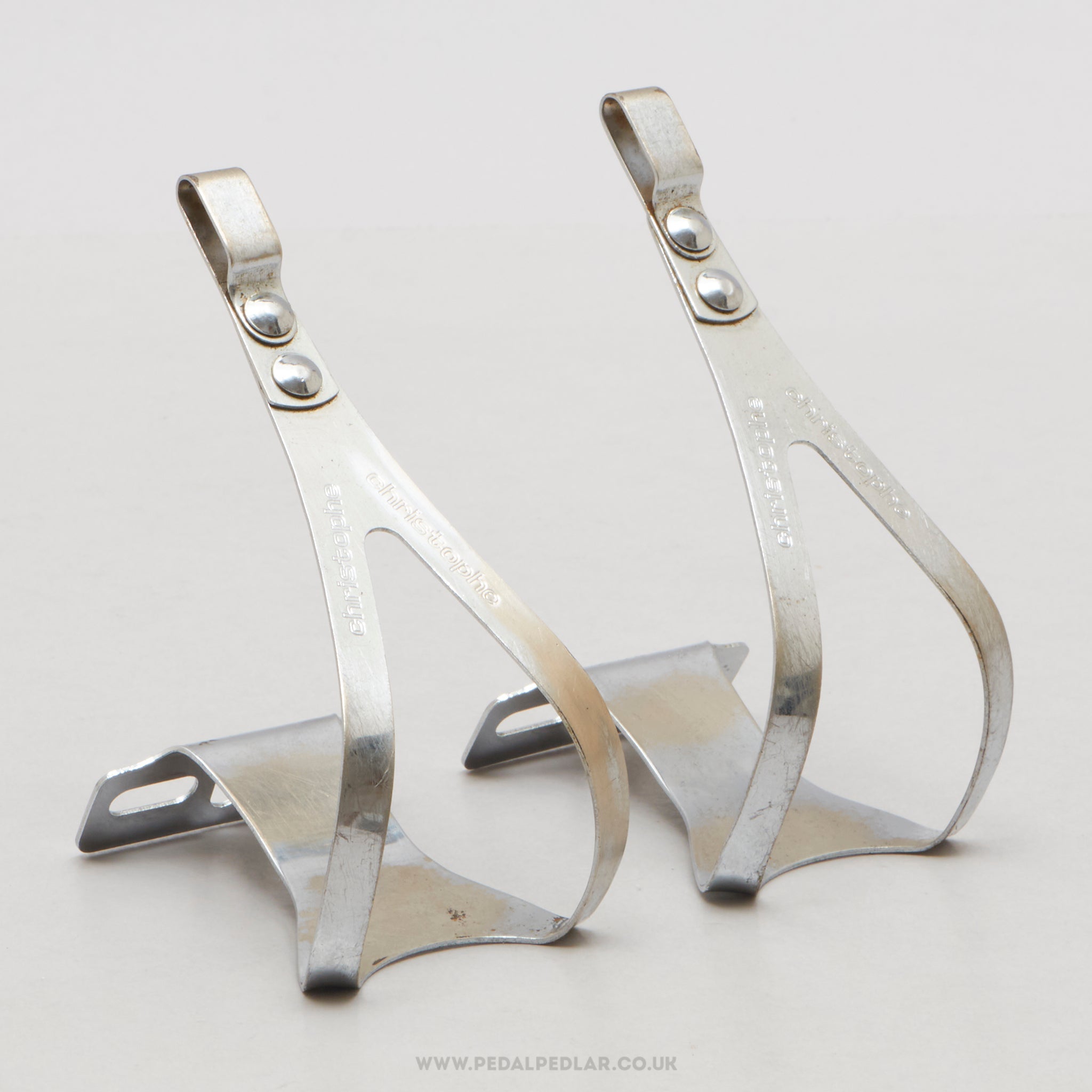 Christophe 50 / 506 AFA Size M Vintage Steel Toe Clips - Pedal Pedlar - Bike Parts For Sale
