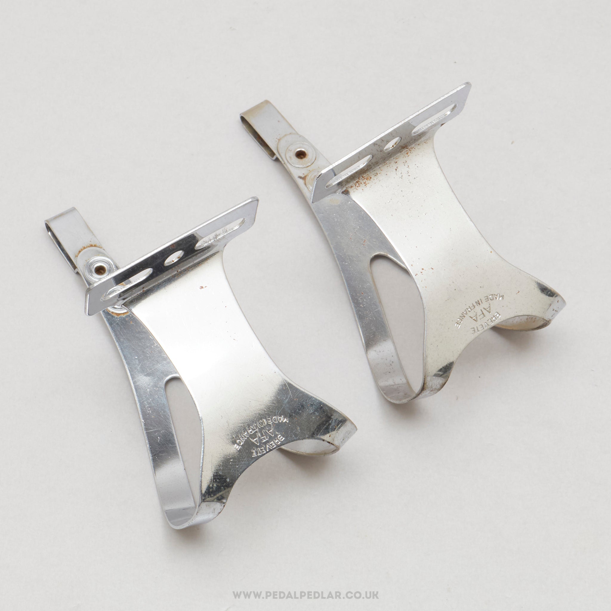 Christophe 50 / 506 Early AFA Size M Vintage Steel Toe Clips - Pedal Pedlar - Bike Parts For Sale