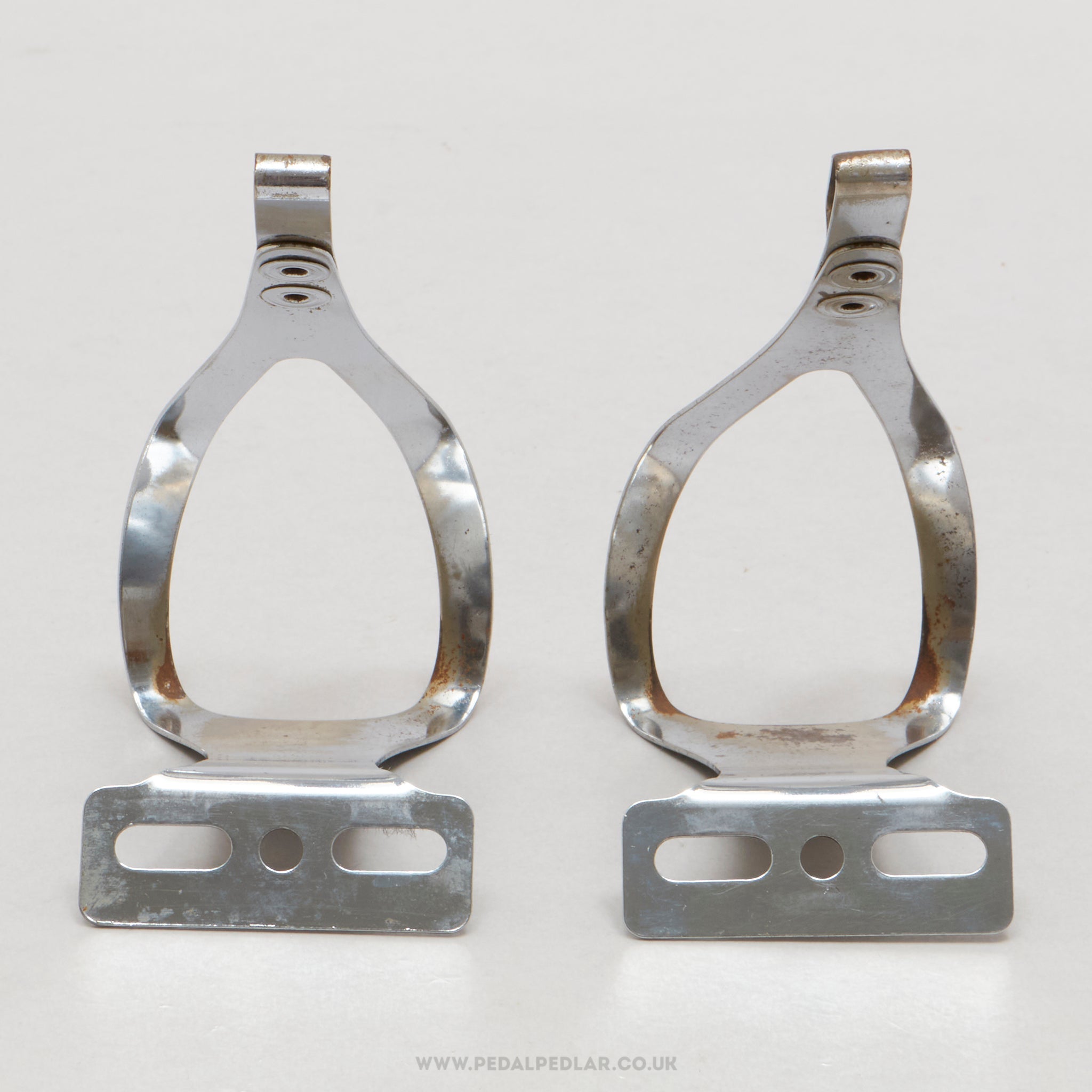 Christophe 50 / 506 Early AFA Size M Vintage Steel Toe Clips - Pedal Pedlar - Bike Parts For Sale