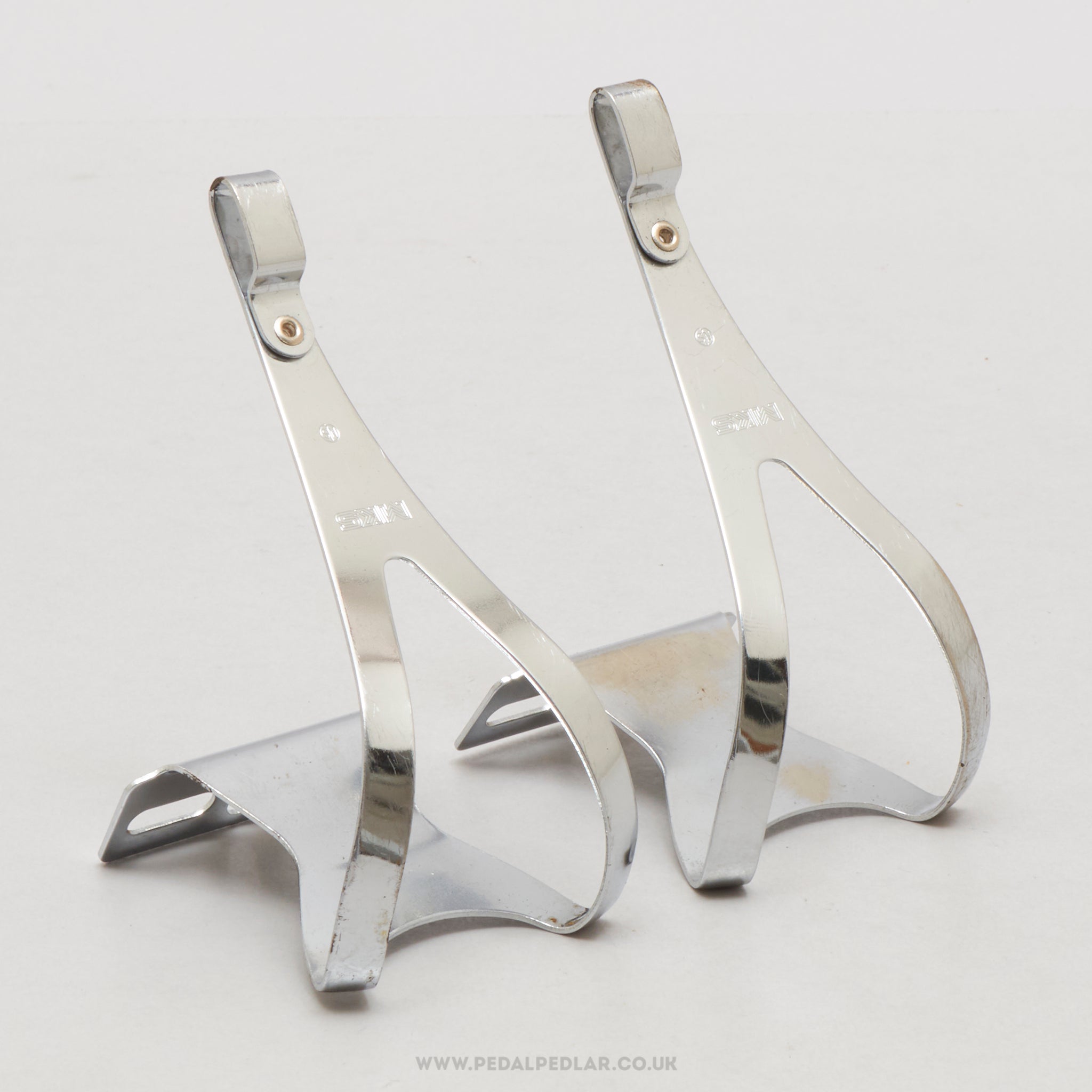 mks pedal clips MKS NJS Stamped Toe Clips - Classic Bike Parts