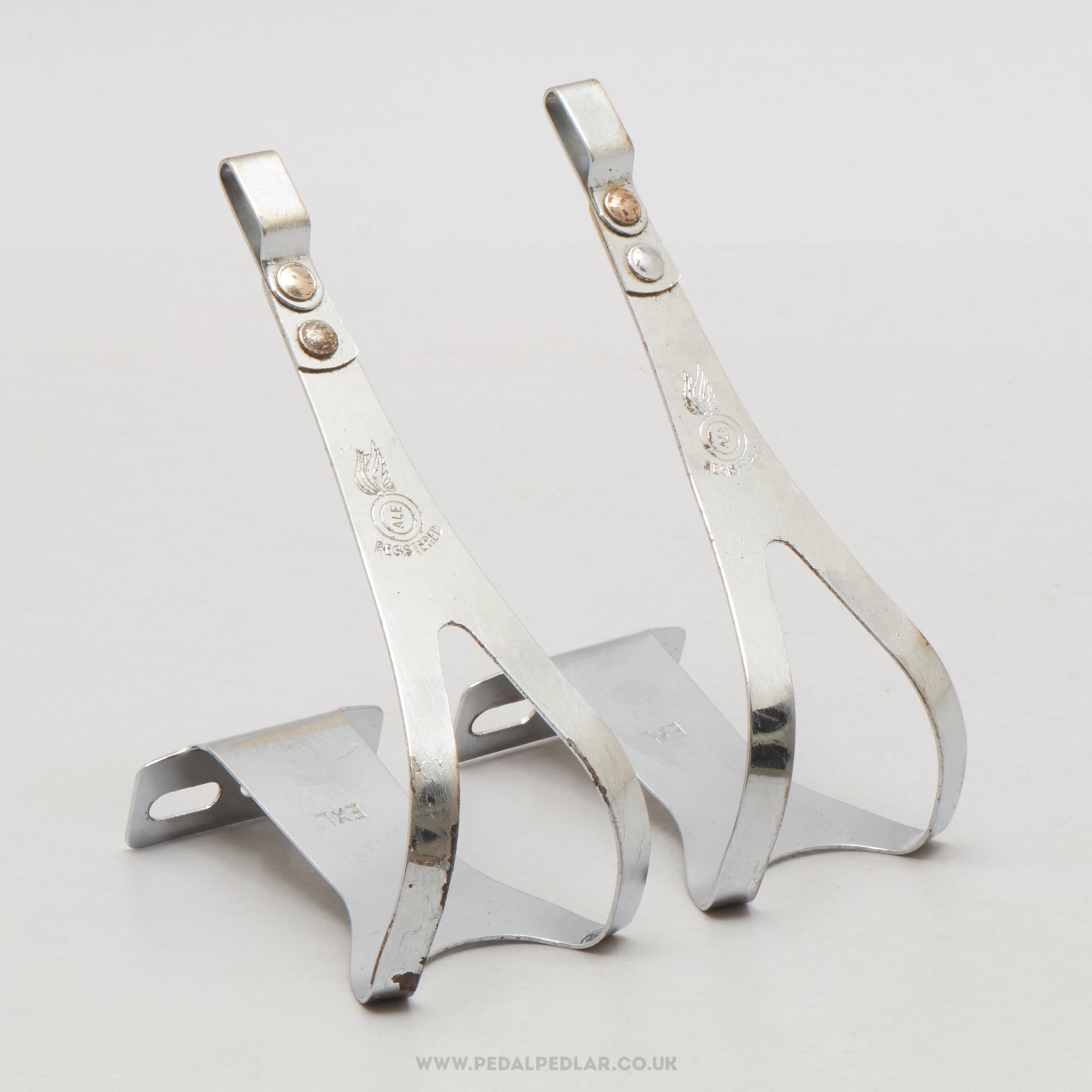 ALE Art. 91 Size XL Vintage Steel Toe Clips - Pedal Pedlar - Bike Parts For Sale