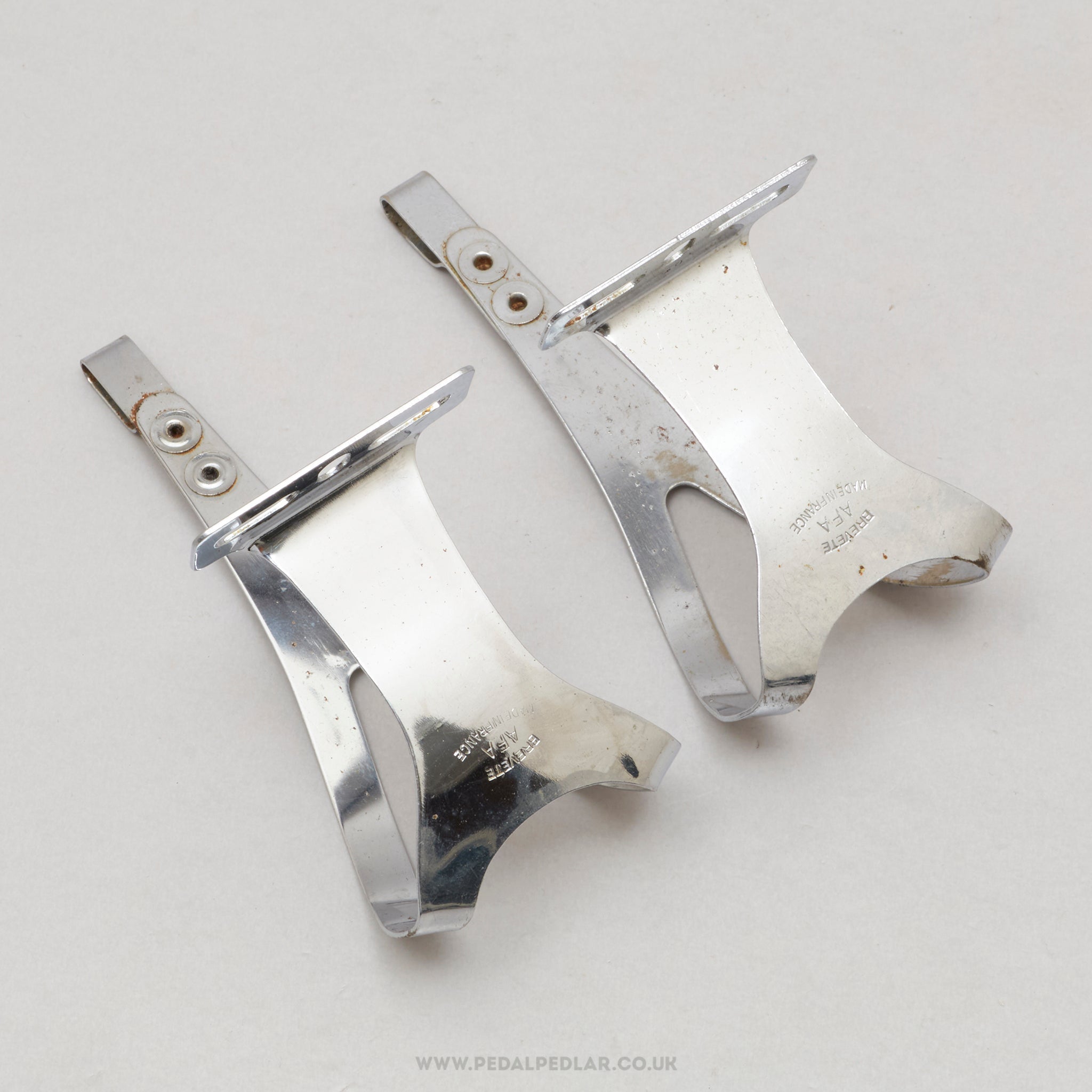 Christophe 50 / 506 AFA 'Special' Size L Vintage Steel Toe Clips - Pedal Pedlar - Bike Parts For Sale