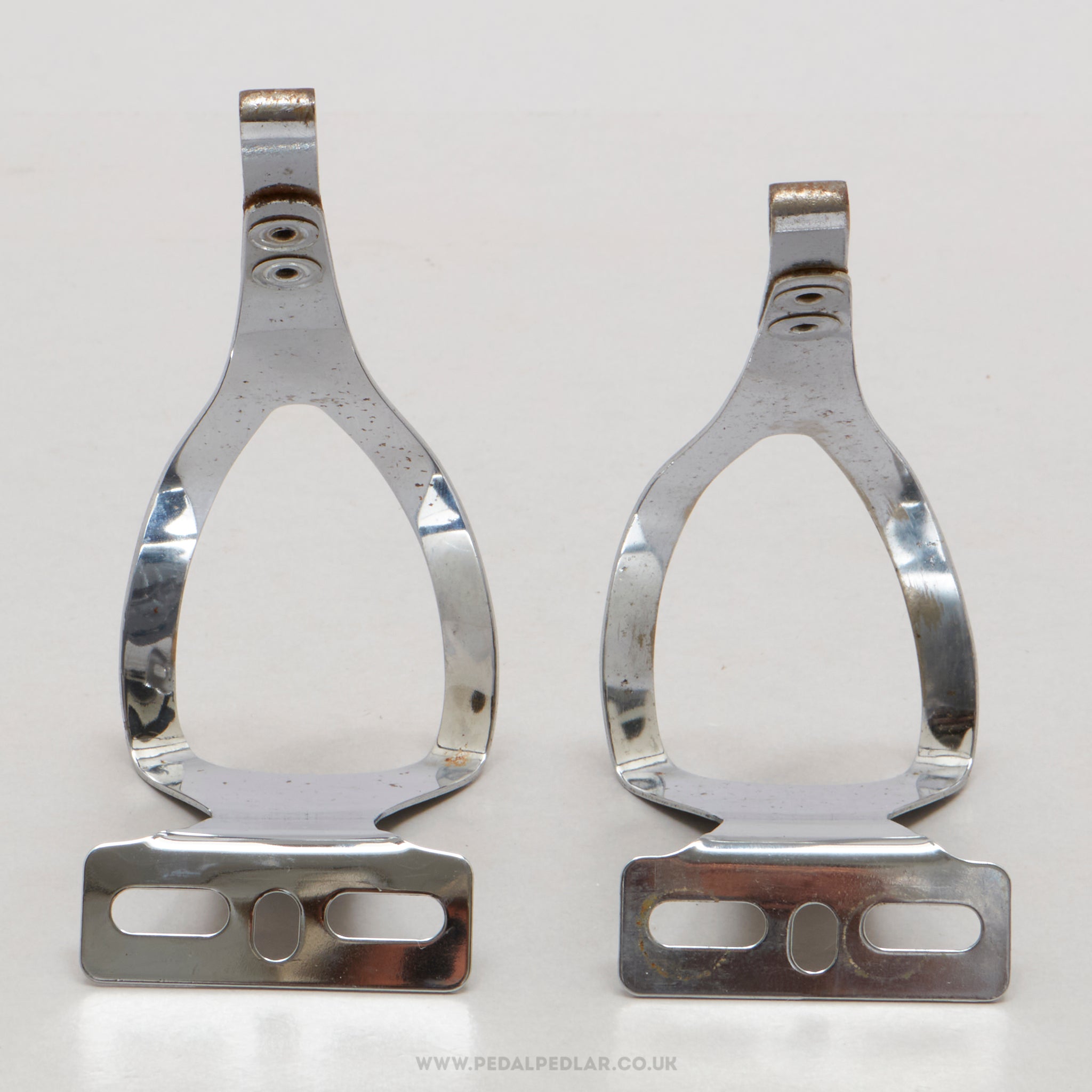 Christophe 50 / 506 AFA 'Special' Size L Vintage Steel Toe Clips - Pedal Pedlar - Bike Parts For Sale