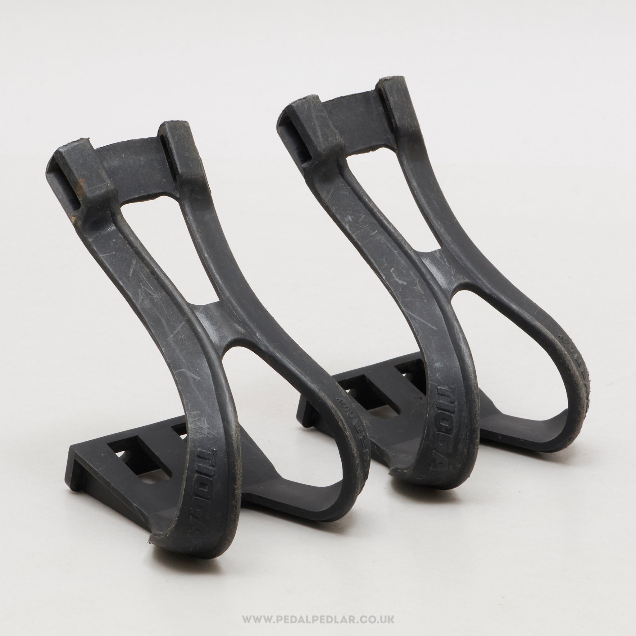 Tioga Power Clip Size L Vintage Plastic Toe Clips - Pedal Pedlar - Bike Parts For Sale