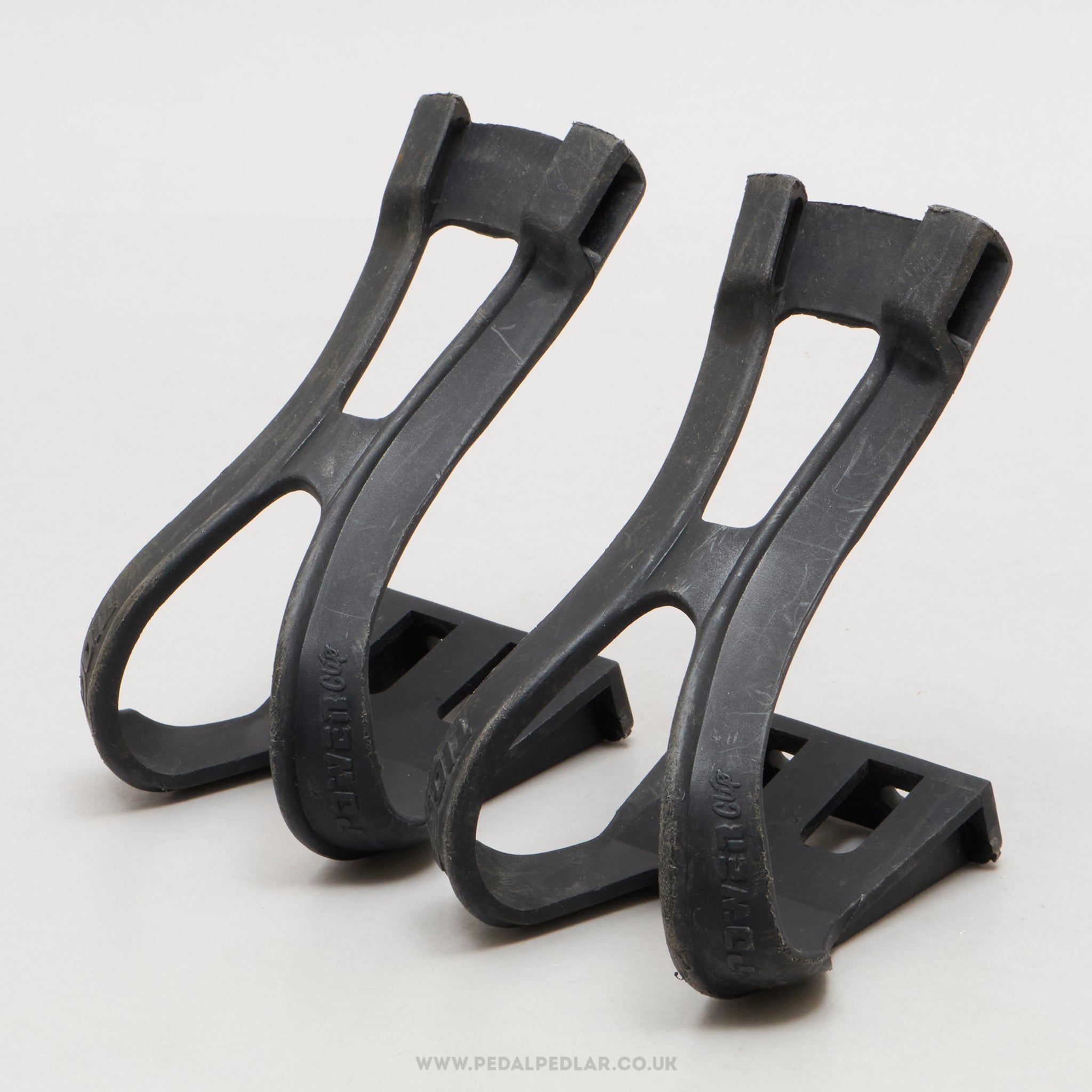 Tioga Power Clip Size L Vintage Plastic Toe Clips - Pedal Pedlar - Bike Parts For Sale