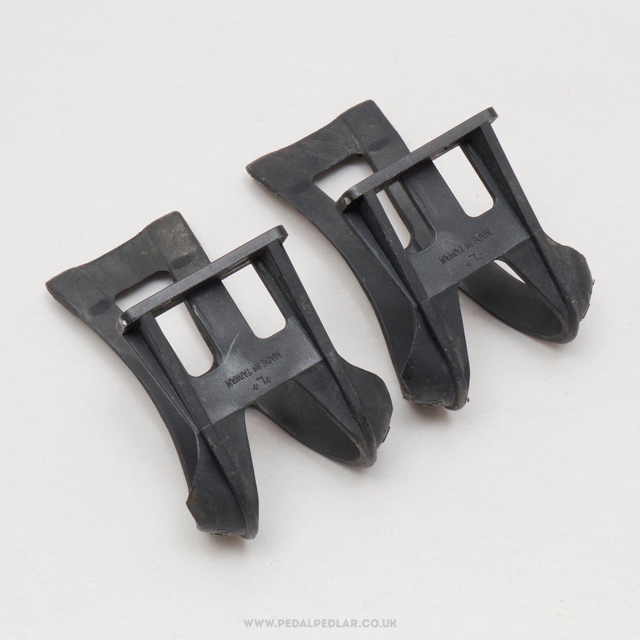 Tioga Power Clip Size L Vintage Plastic Toe Clips - Pedal Pedlar - Bike Parts For Sale
