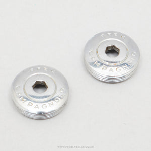 Campagnolo Nuovo/Super Record / Triomphe (756) 'Brev' Vintage Crank Arm Dust Caps - Pedal Pedlar - Bike Parts For Sale