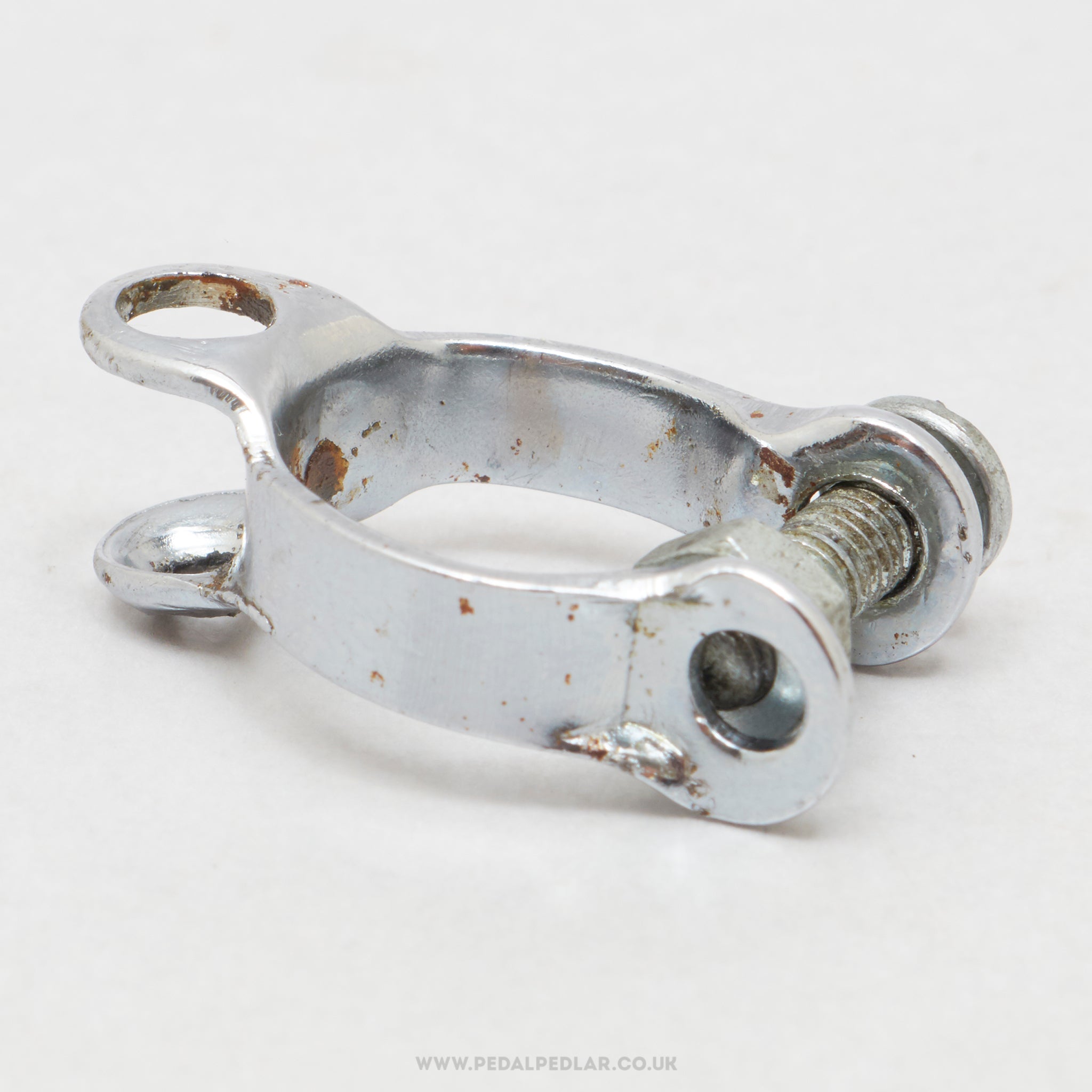 Campagnolo Nuovo/Super Record / Gran Sport (636) Vintage Chainstay Gear Cable Guide - Pedal Pedlar - Bike Parts For Sale