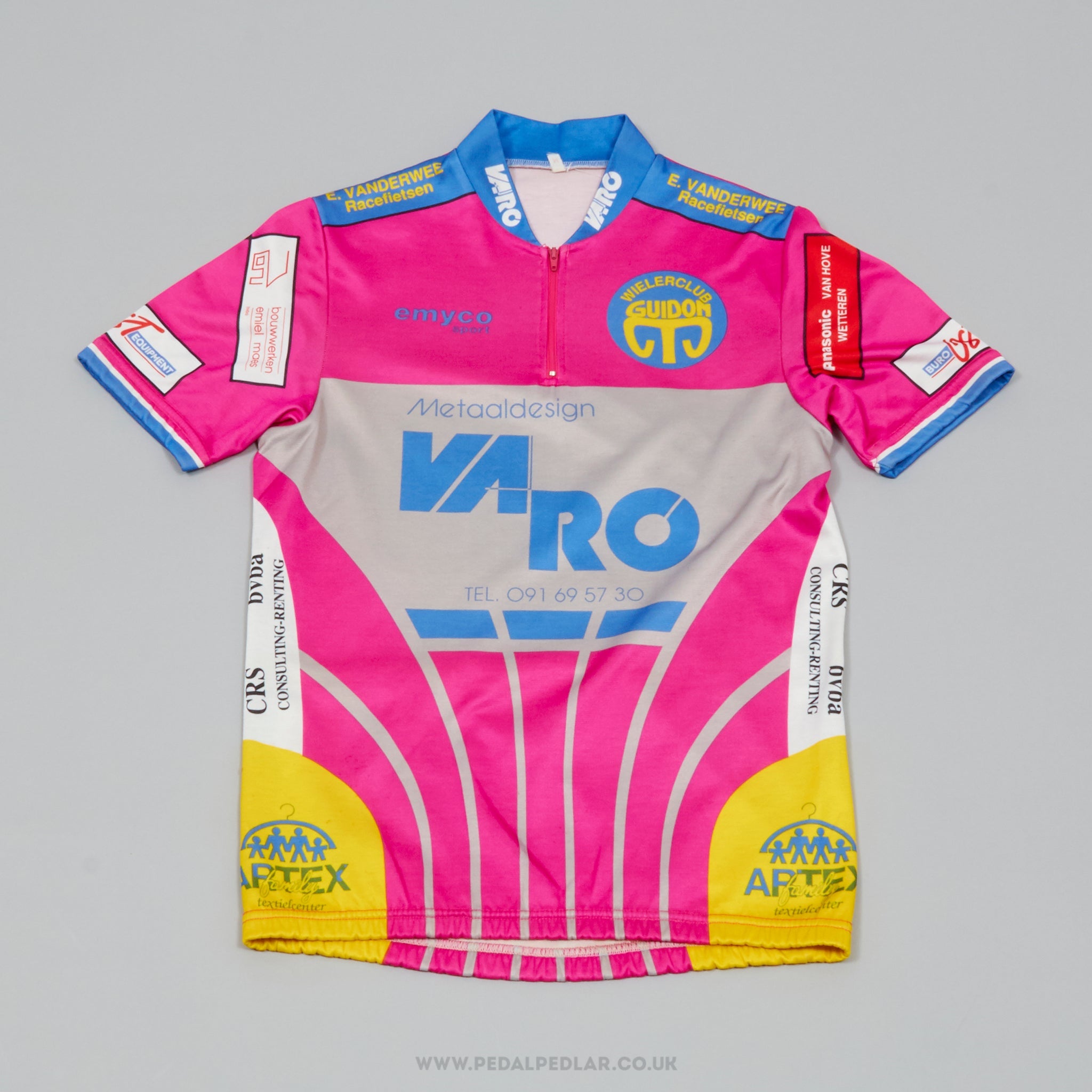 Emyco Sport Varo - Wielerclub Guidon Medium Vintage Cycling Jersey - Pedal Pedlar - Clothing For Sale