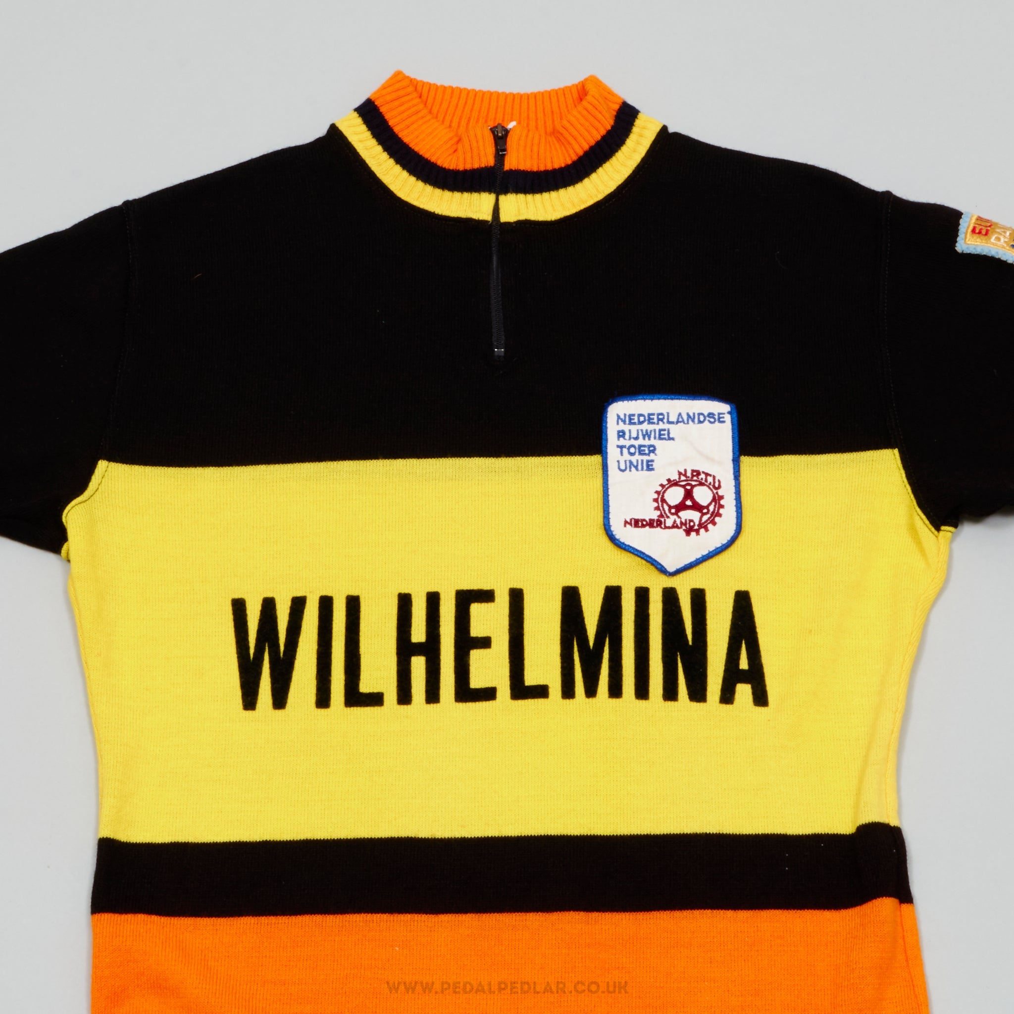 Alex Sport Wilhelmina - Nederlandse Rijwiel Toer Unie Small Vintage Cycling Jersey - Pedal Pedlar - Clothing For Sale