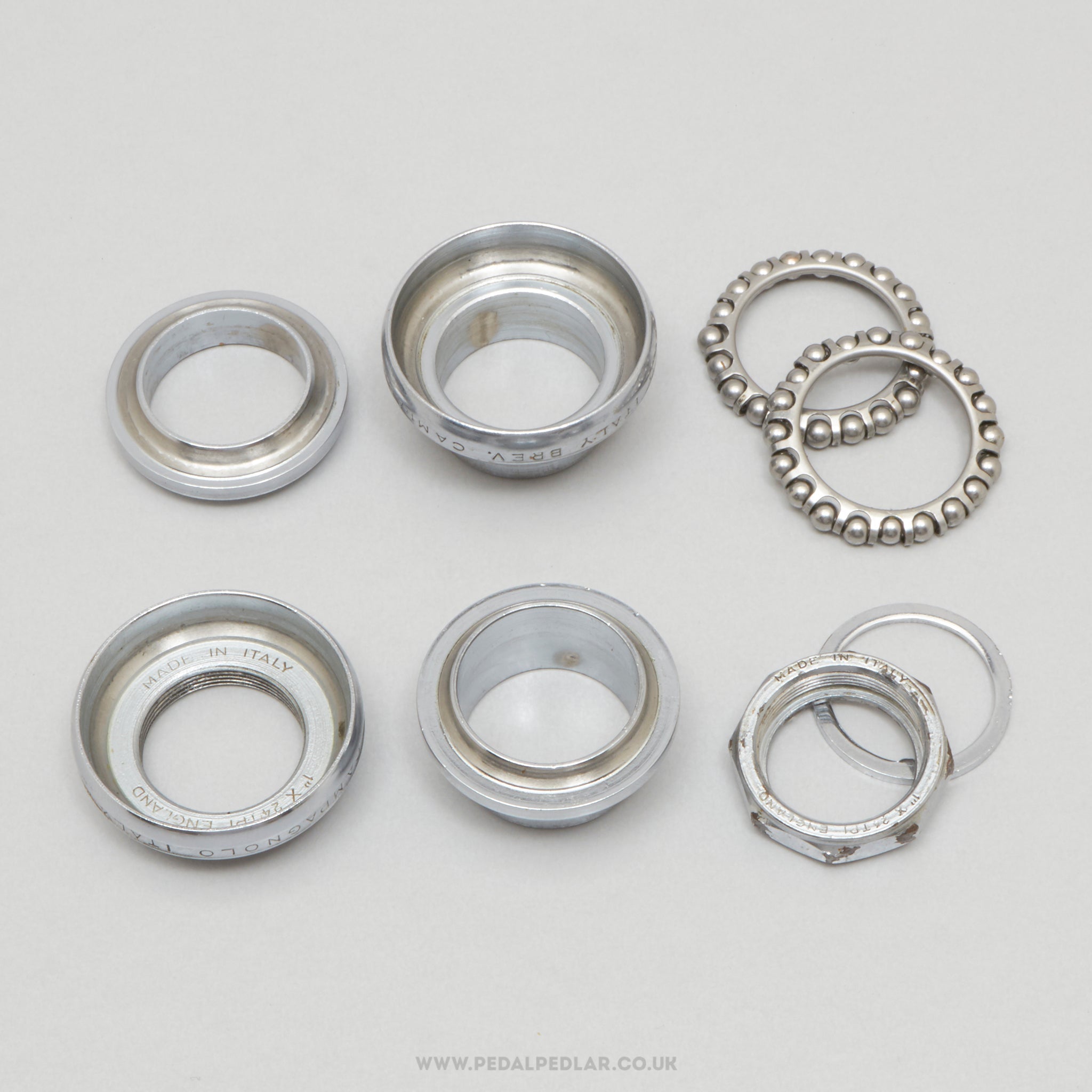 Campagnolo Nuovo Record (1039) Strada Vintage 1" Threaded Headset - Pedal Pedlar - Bike Parts For Sale