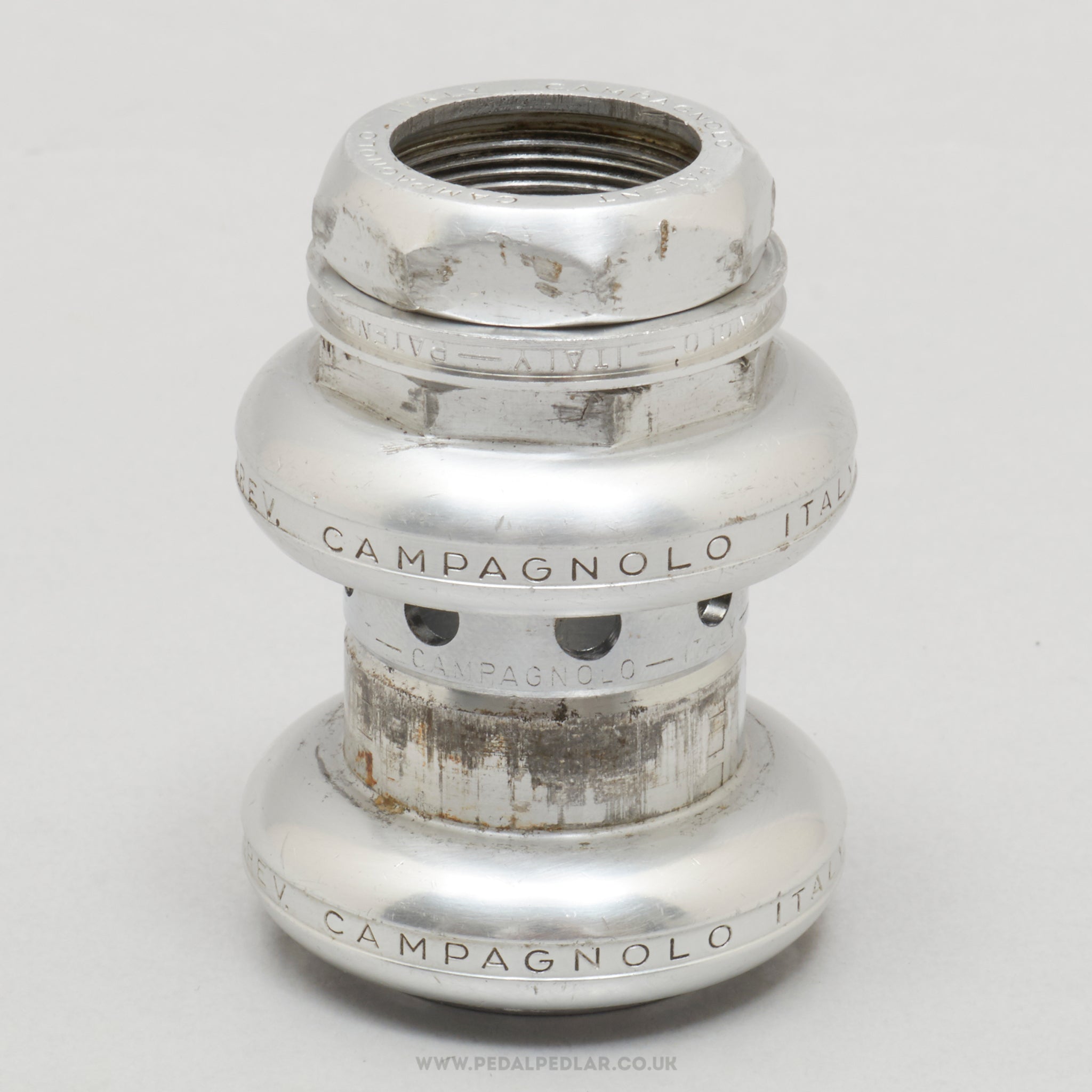 Campagnolo Super Record (4041) Strada 2nd Gen Vintage 1" Threaded Italian Headset - Pedal Pedlar - Bike Parts For Sale
