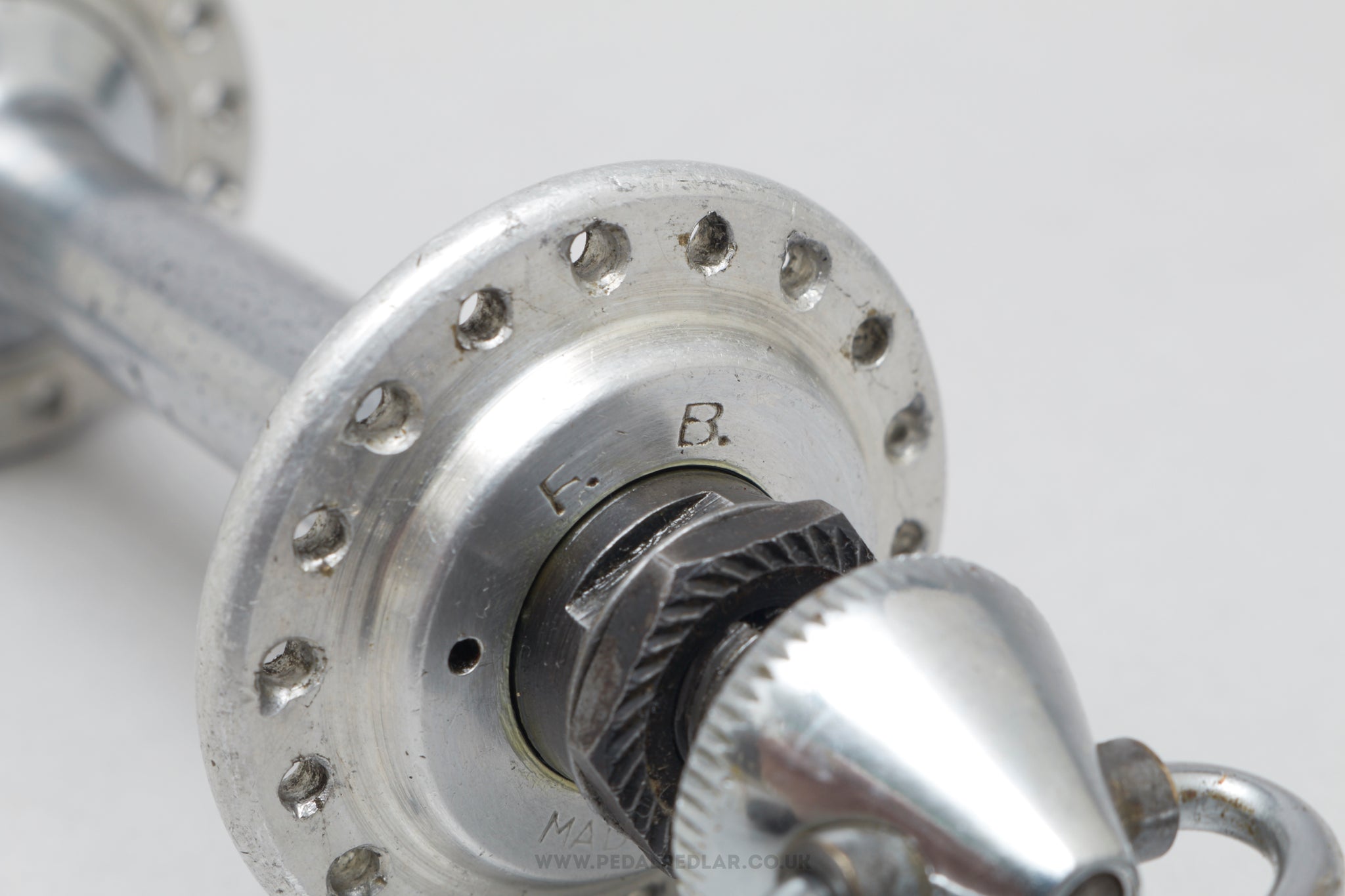 Campagnolo Gran Sport / Cambio Corsa (1001/1) FB Made 'Open C' Vintage 36h Front Hub - Pedal Pedlar - Bike Parts For Sale