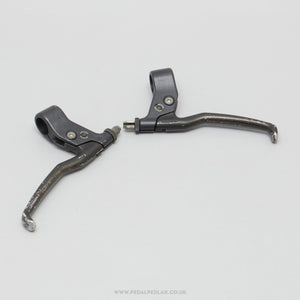 Shimano Deore (BL-MT60) Black c.1987 Vintage MTB Brake Levers - Pedal Pedlar - Bike Part For Sale