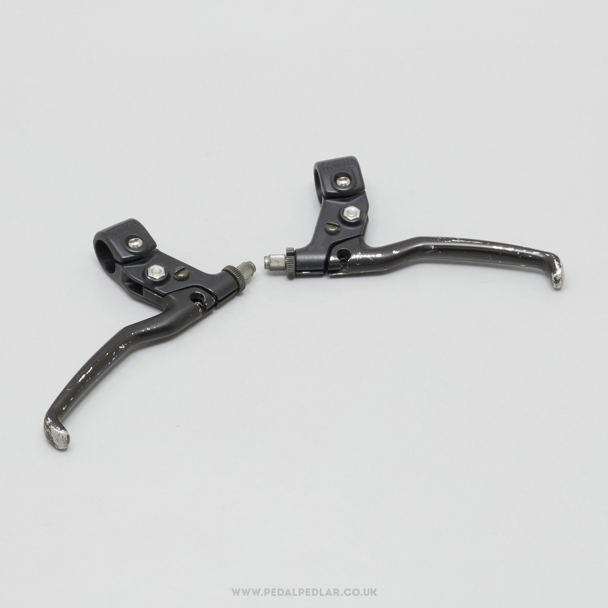 Shimano Deore (BL-MT60) Black c.1987 Vintage MTB Brake Levers - Pedal Pedlar - Bike Part For Sale